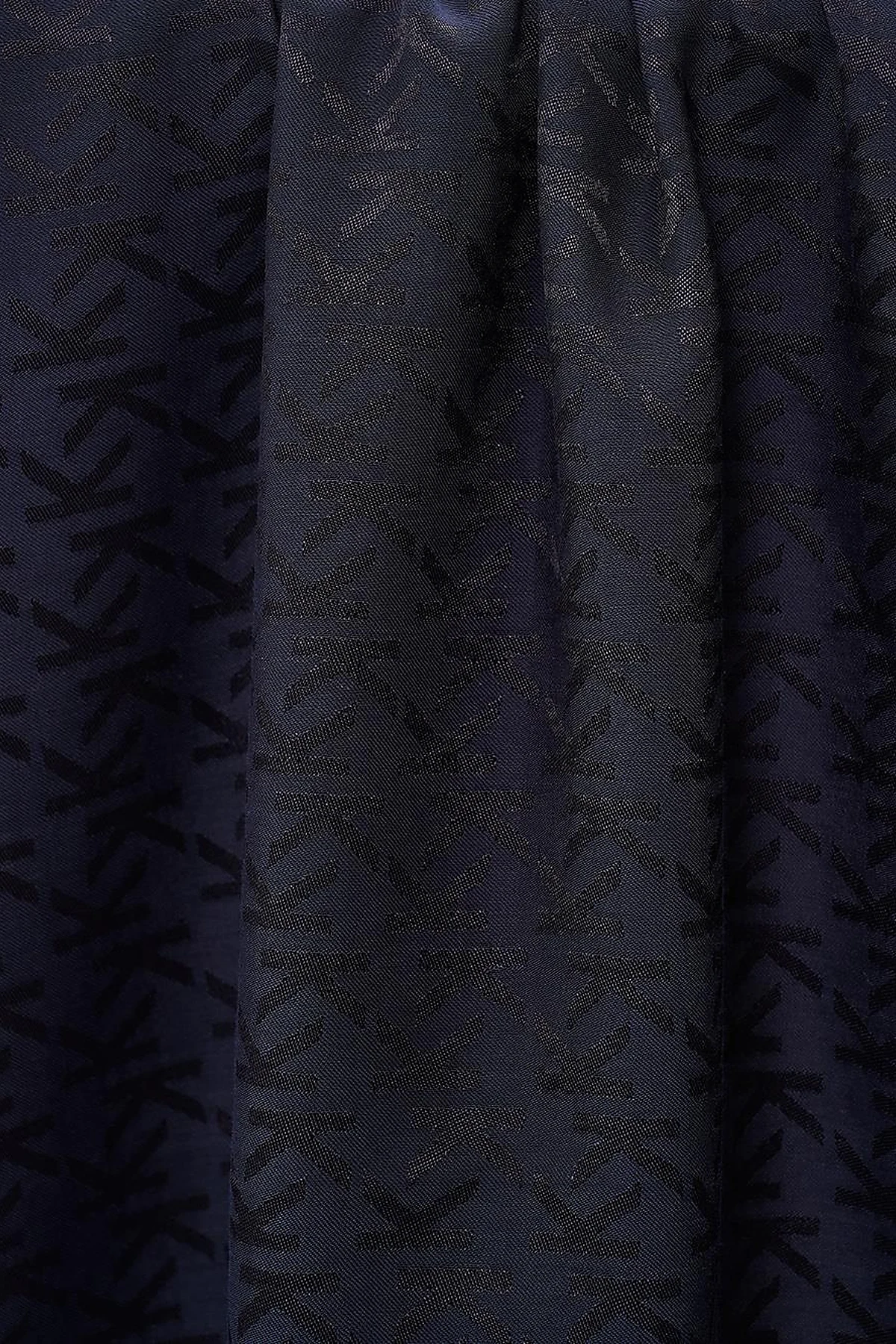 Logo Woven Scarf Navy Blue