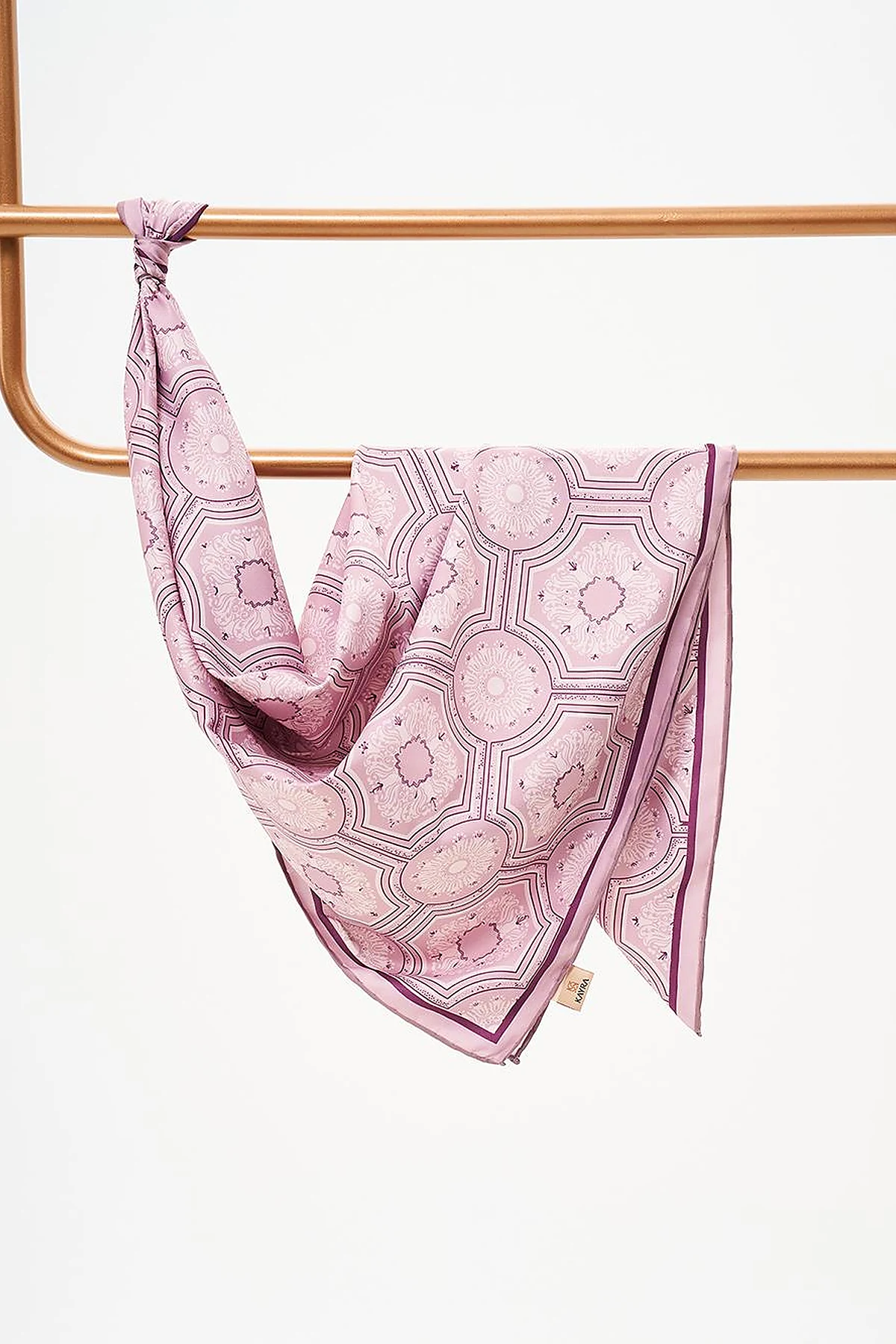 Geometric Pattern Scarf Powder