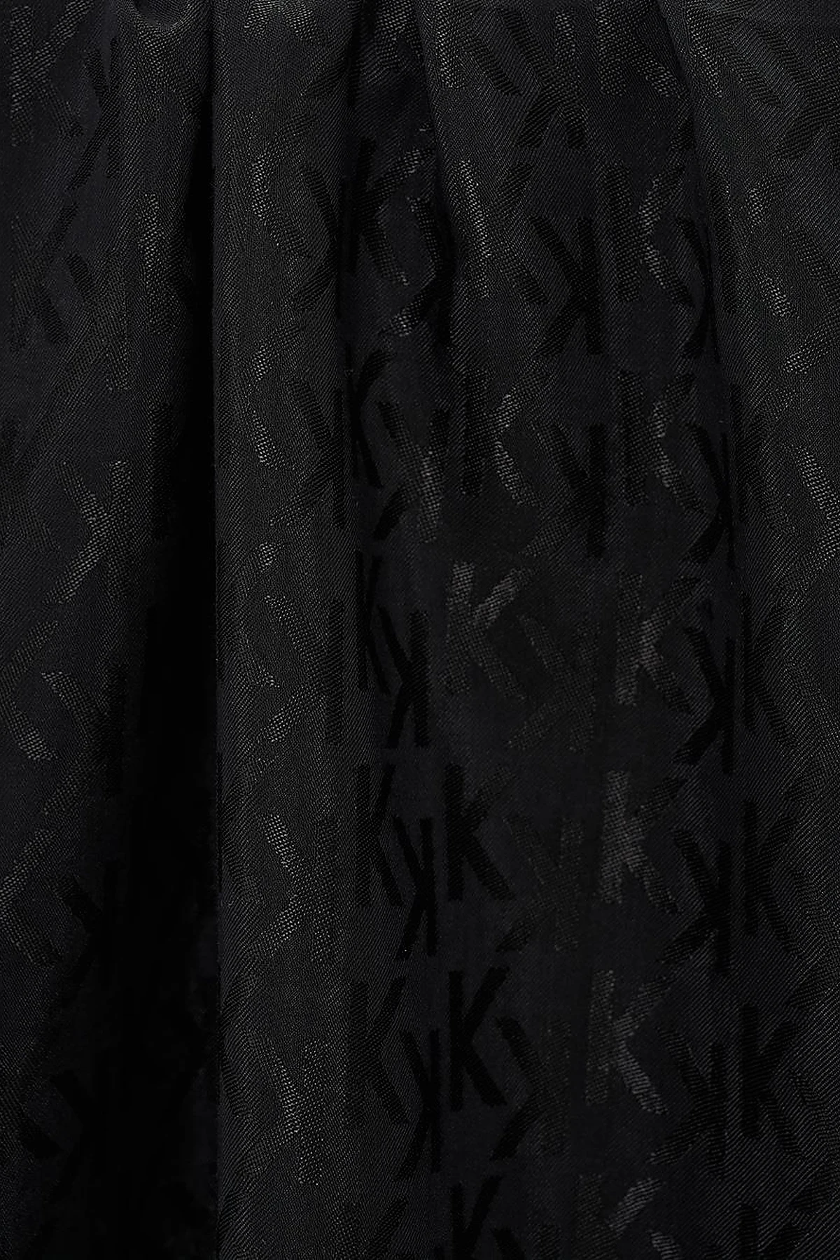 Logo Woven Scarf Black