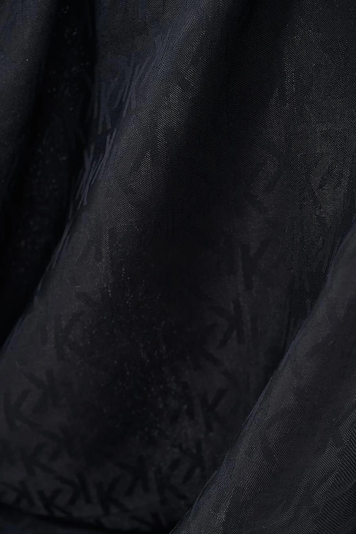 Logo Woven Scarf Black