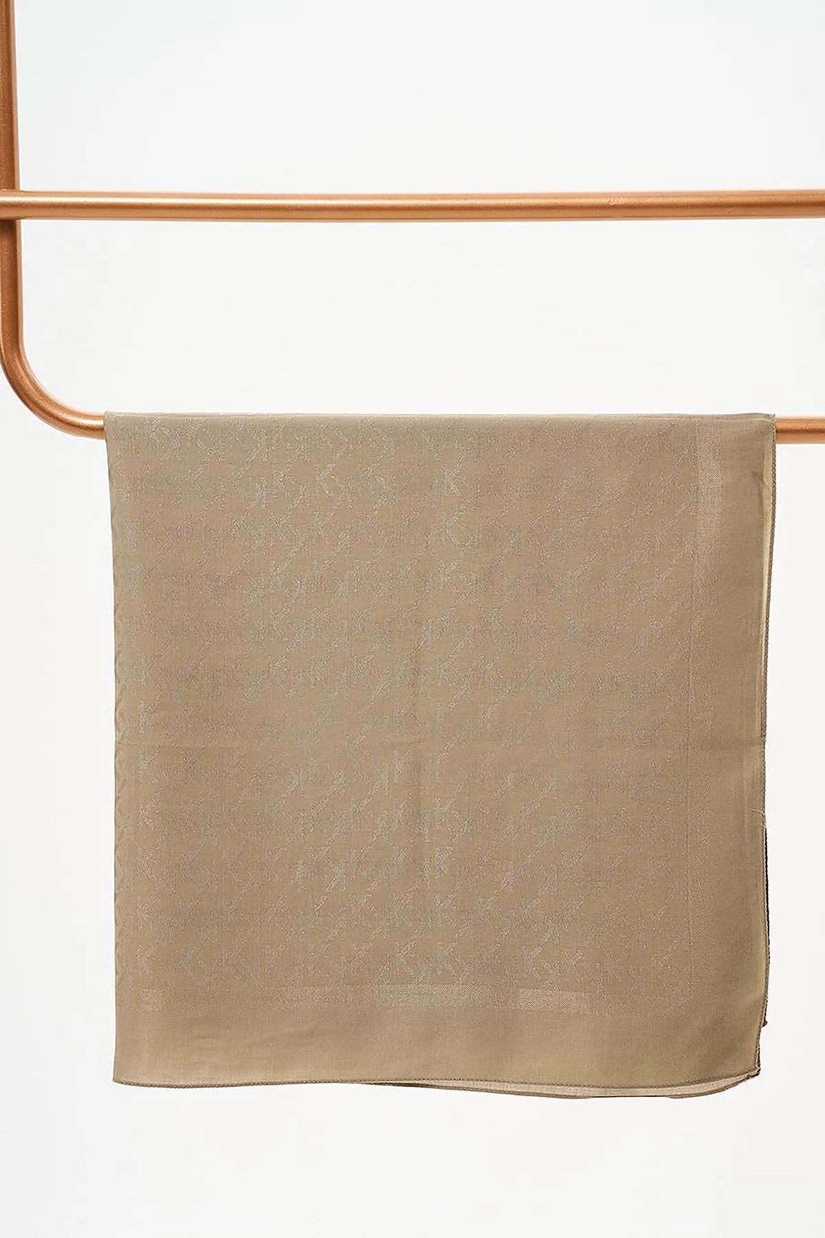 Logo Woven Scarf Khaki