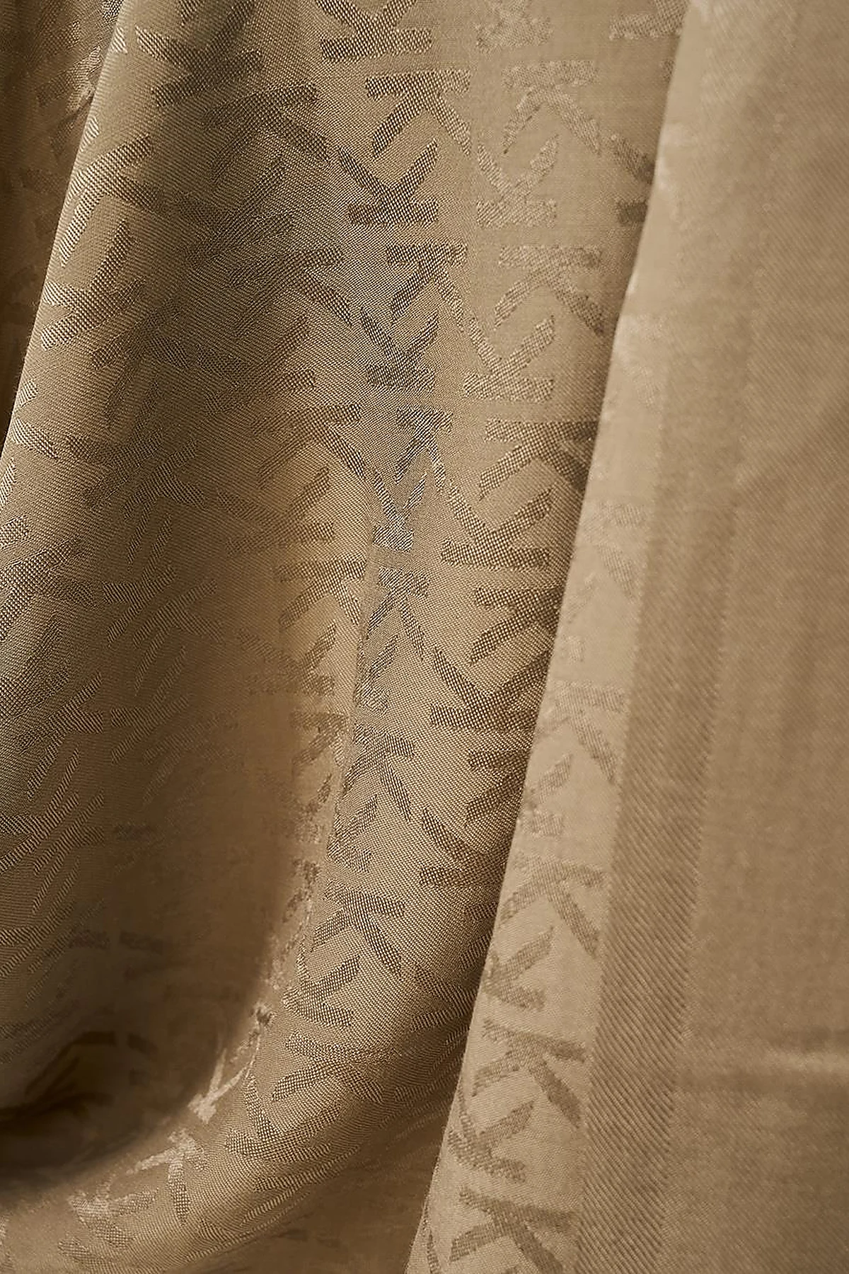 Logo Woven Scarf Khaki