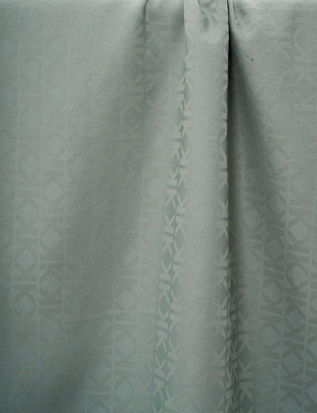 Cotton K Logo Scarf Mint