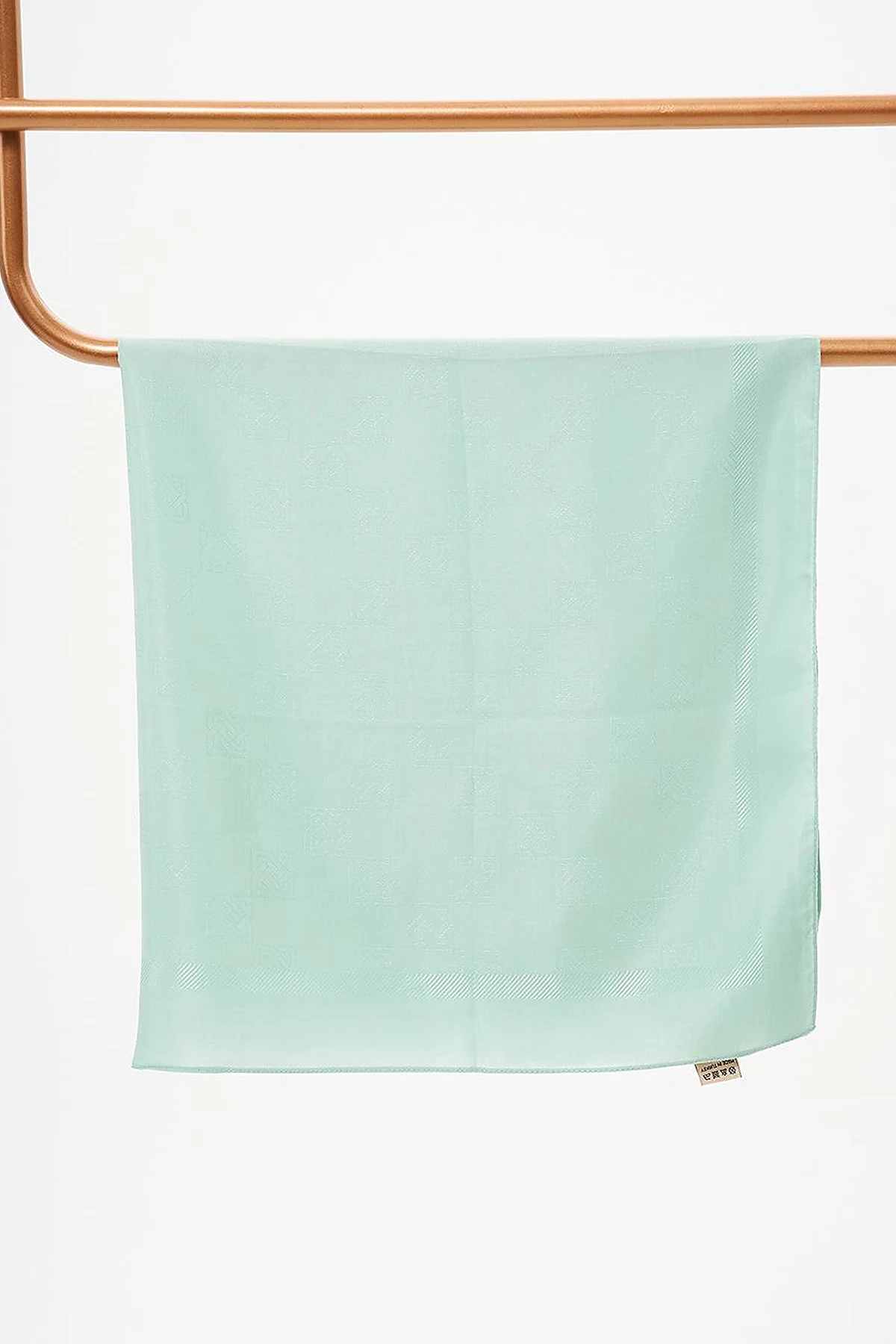 Patterned Woven Scarf Mint