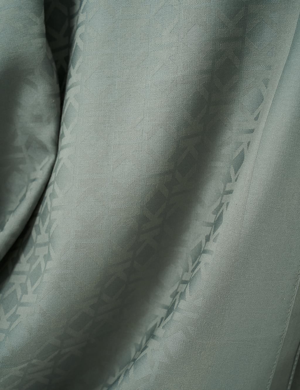 Cotton K Logo Scarf Mint