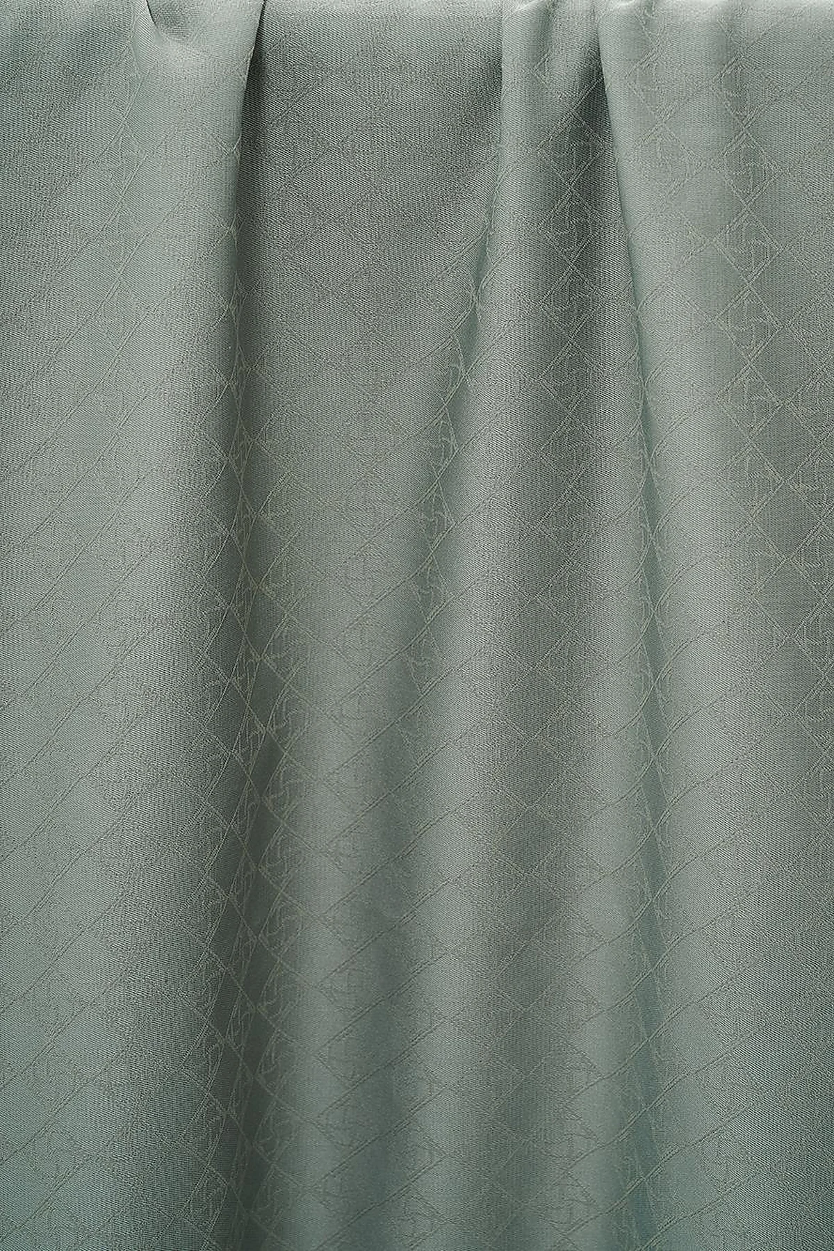 Cotton Monogram Scarf Mint