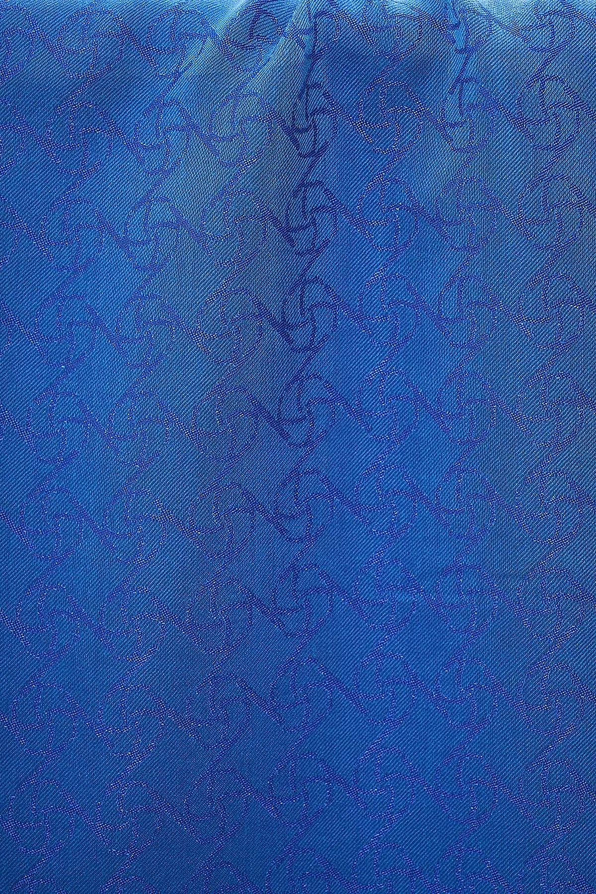 Cotton Blend Natural Shawl Indigo