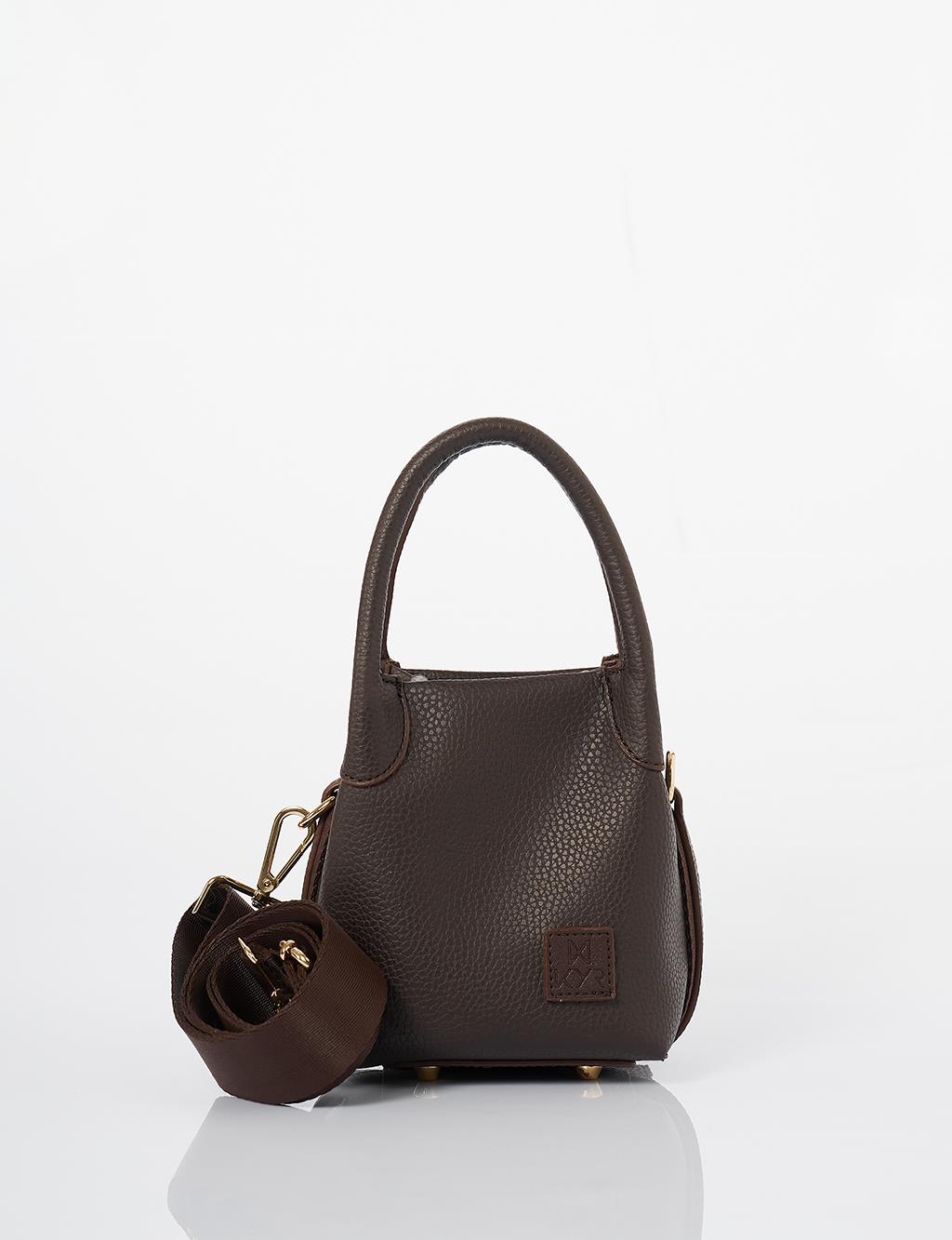 Puppy Faux Leather Shoulder Bag Bitter Coffee