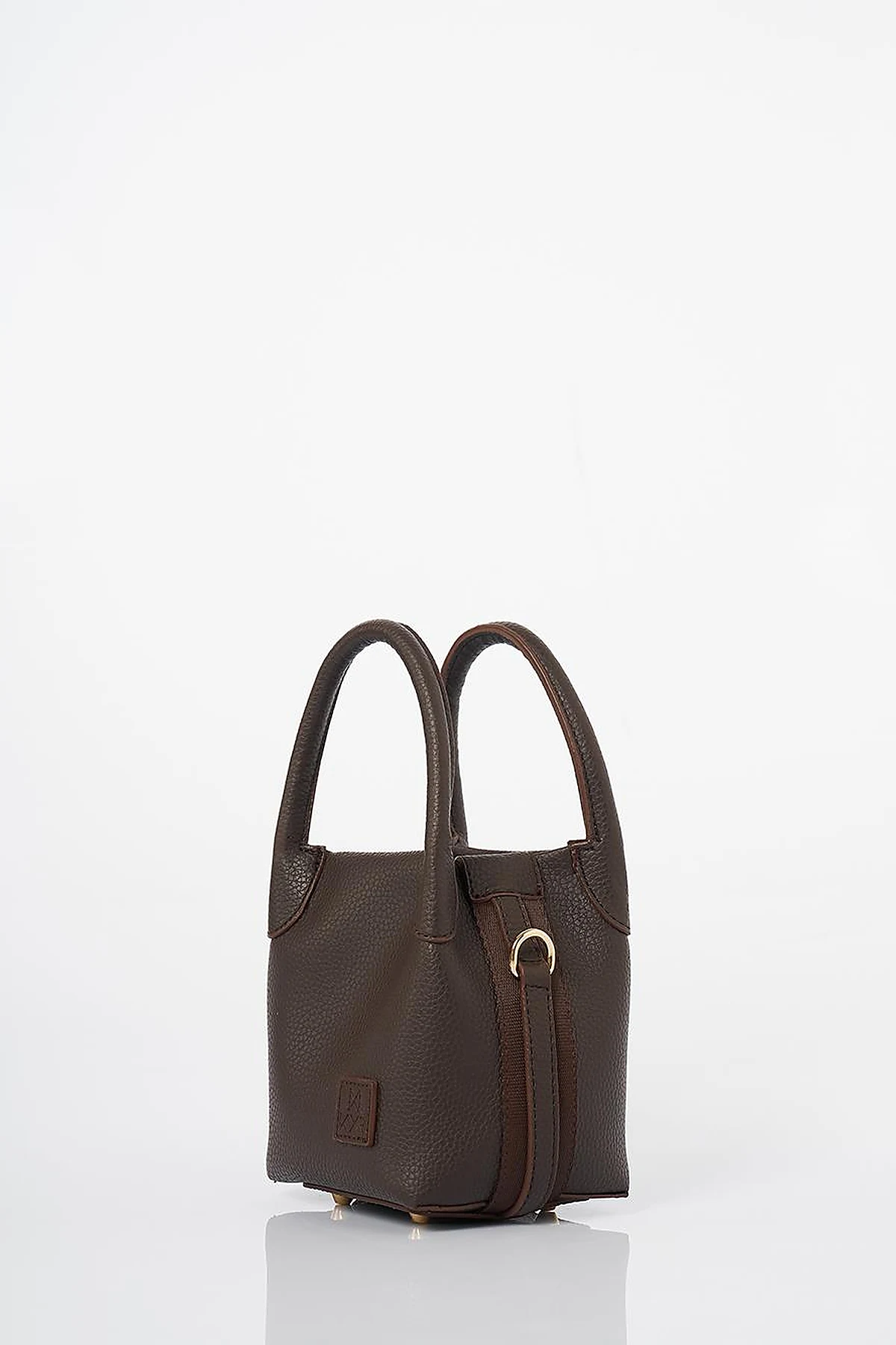 Puppy Faux Leather Shoulder Bag Bitter Coffee