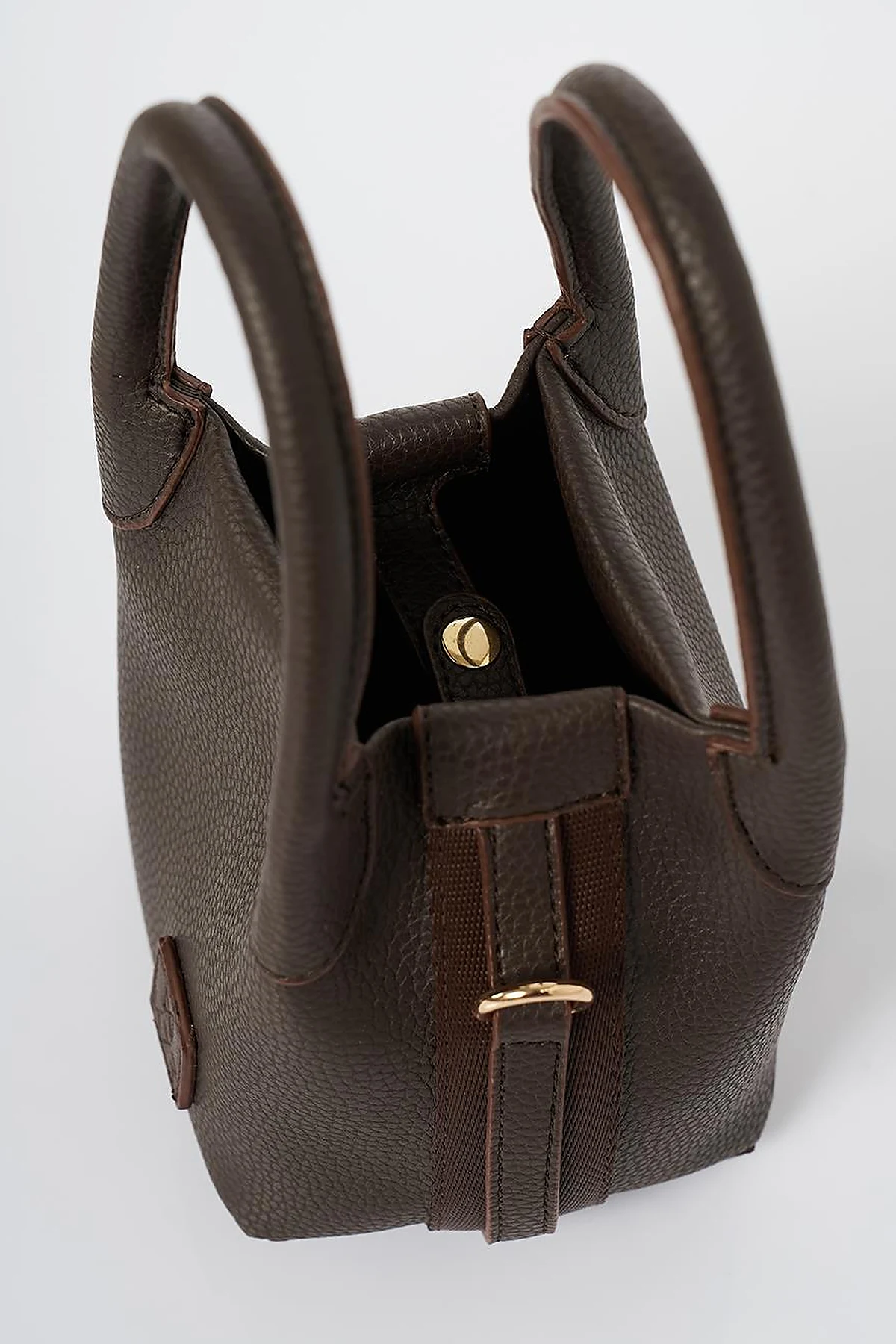 Puppy Faux Leather Shoulder Bag Bitter Coffee