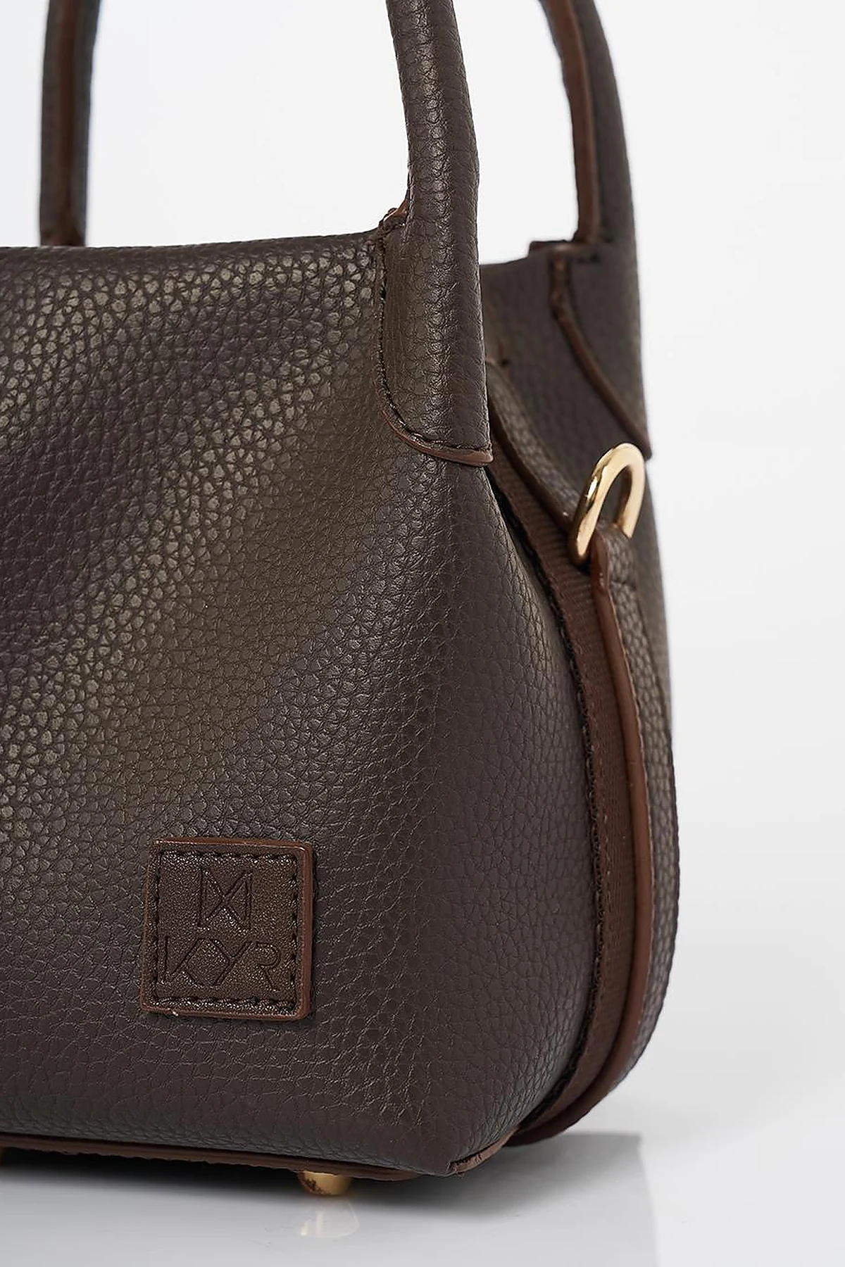 Puppy Faux Leather Shoulder Bag Bitter Coffee