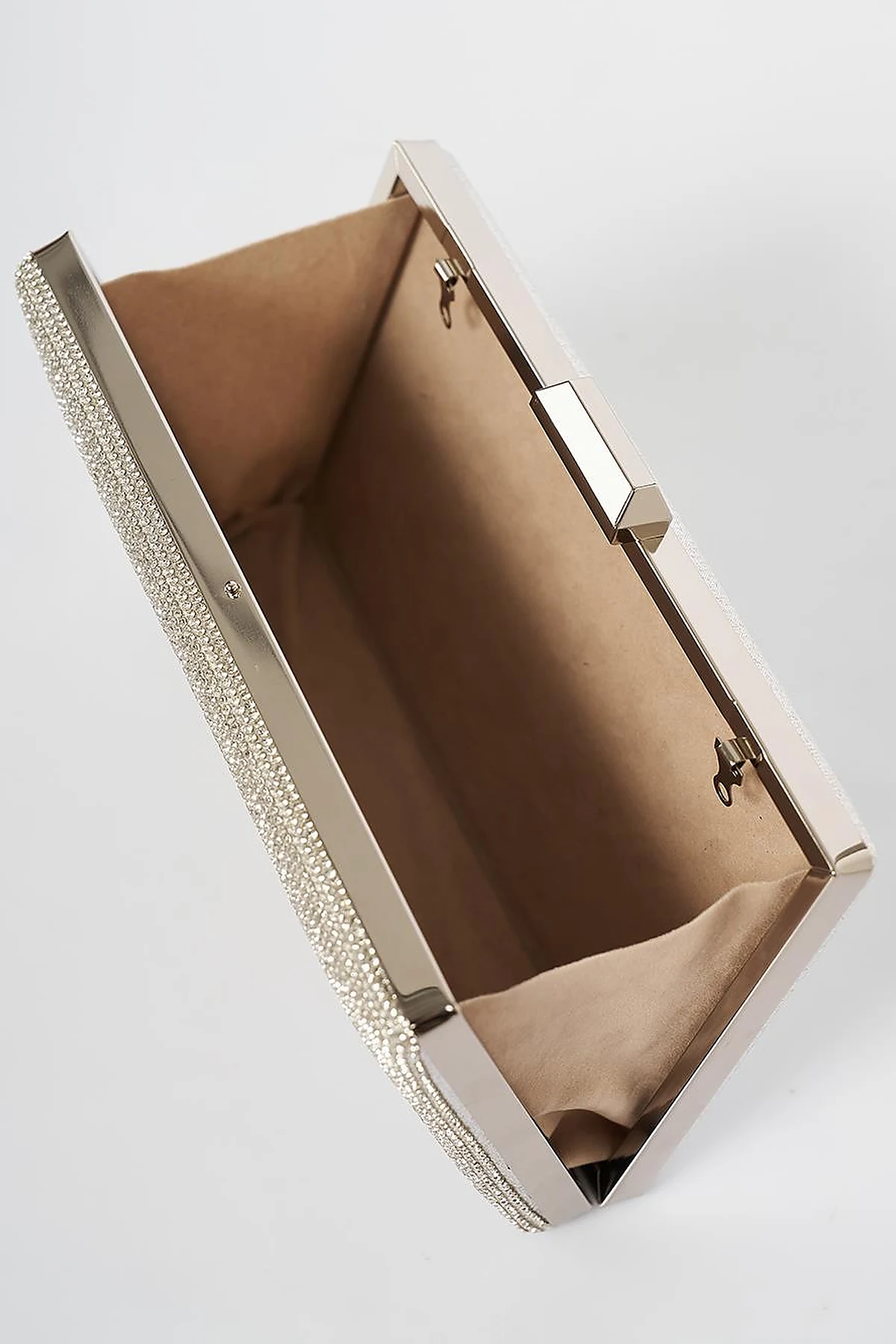 Double-Sided Clutch Bag in Silver