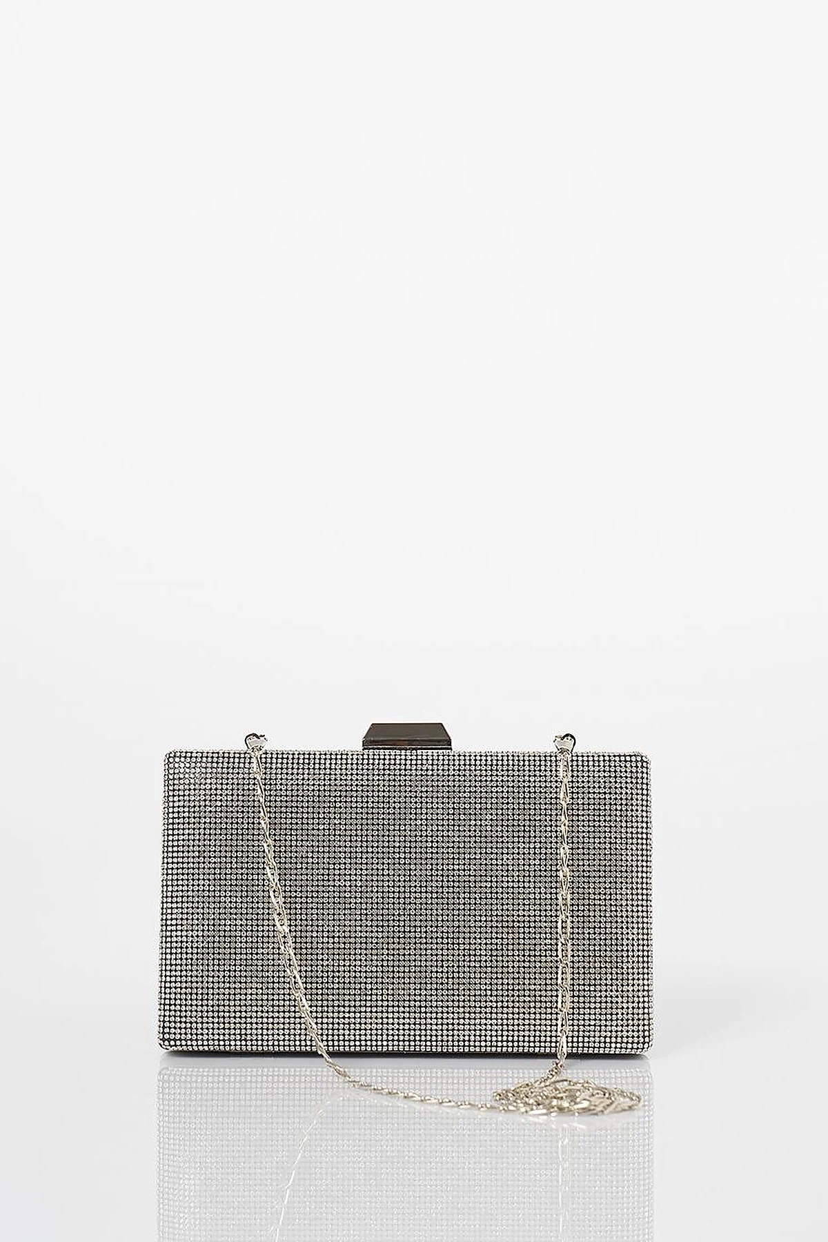 Double-Sided Clutch Bag in Black