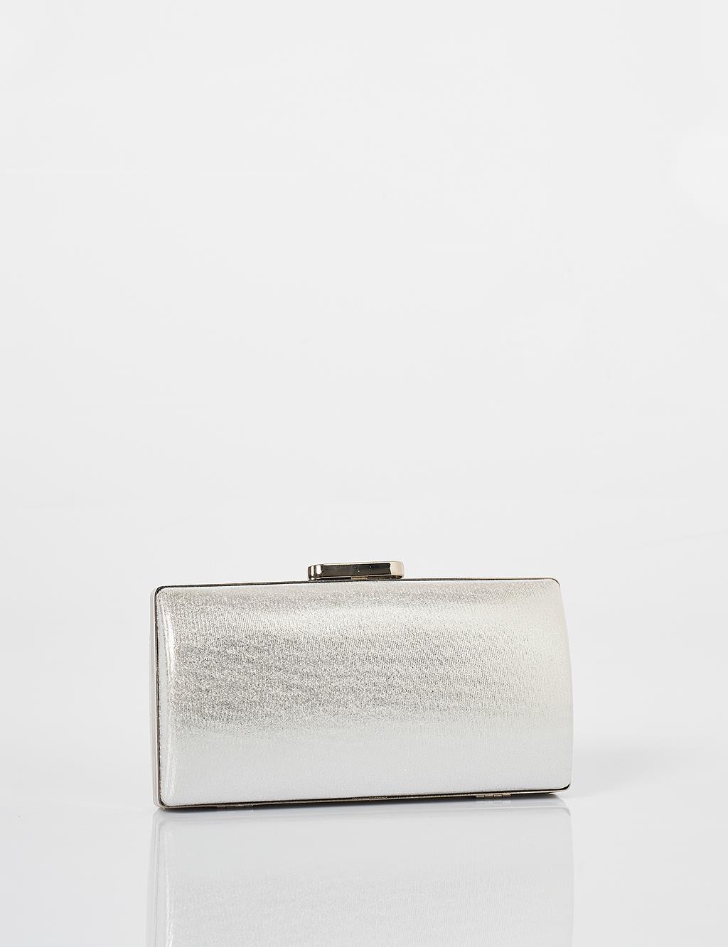 Handle Handled Evening Bag Silver