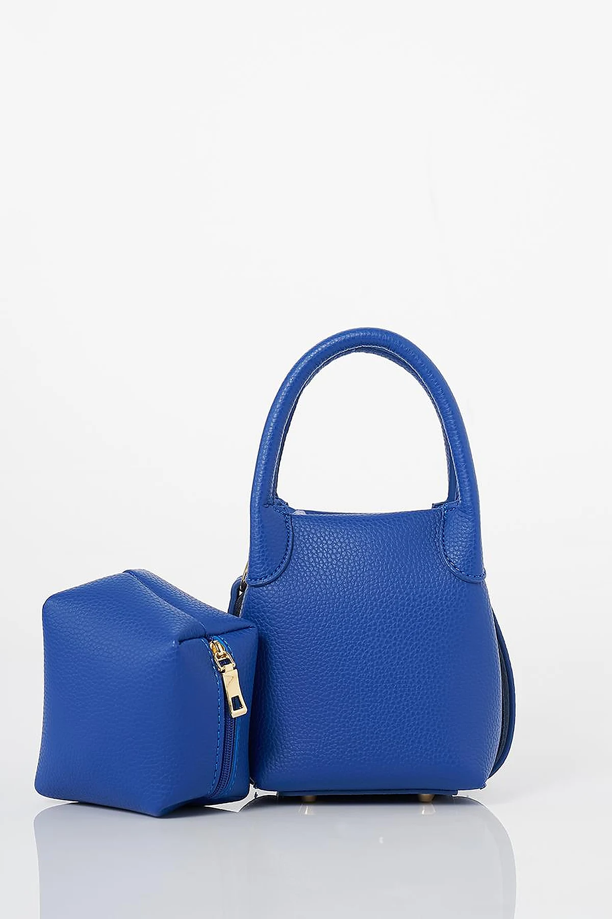 Puppy Faux Leather Shoulder Bag Saxe