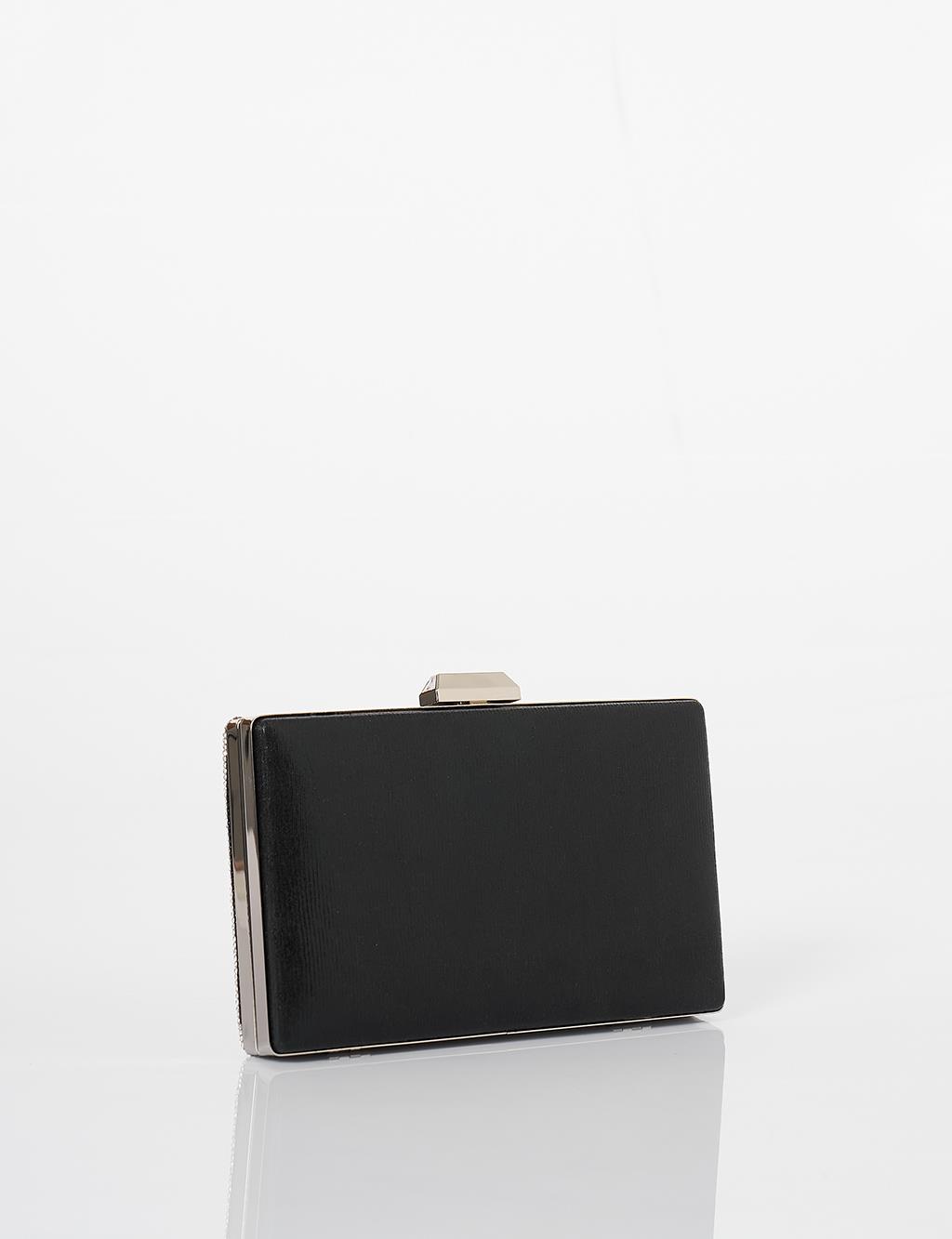 Double-Sided Clutch Bag in Black