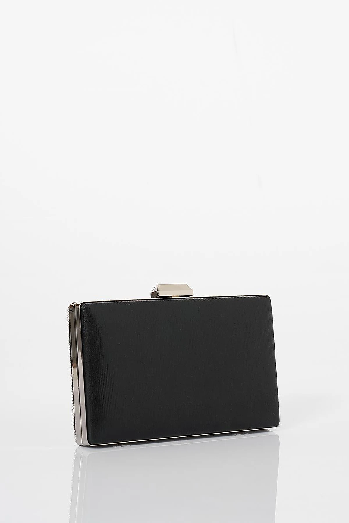 Double-Sided Clutch Bag in Black
