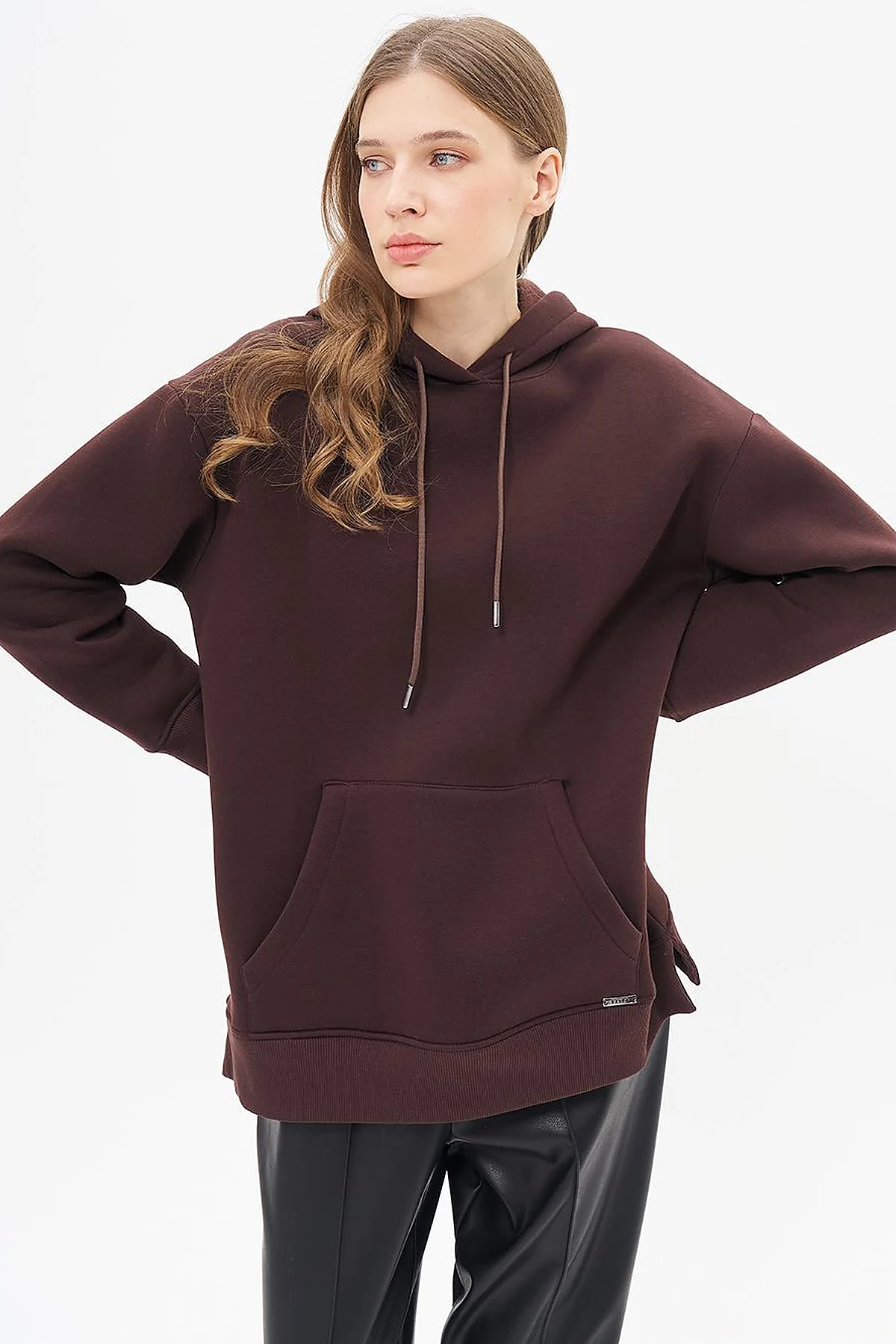 Hooded Sweatshirt Bitter Brown 