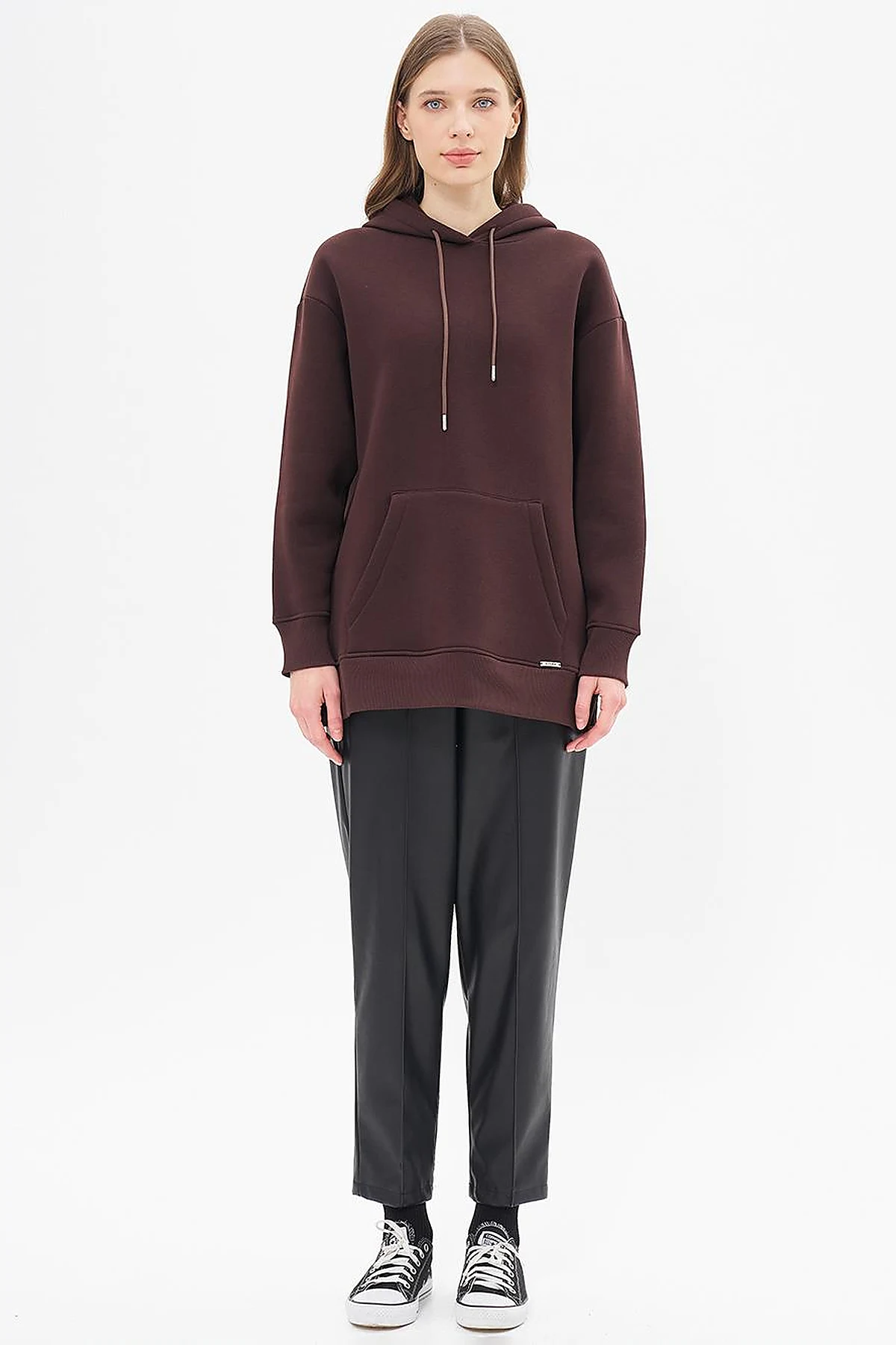 Hooded Sweatshirt Bitter Brown 