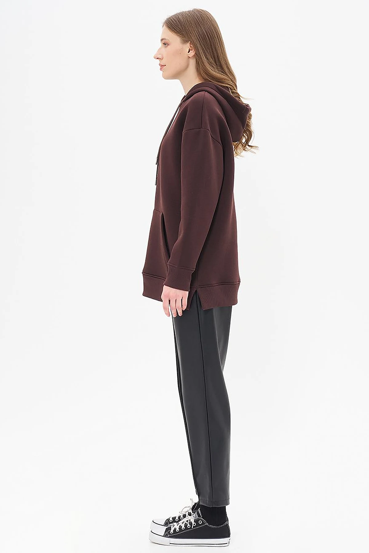 Hooded Sweatshirt Bitter Brown 