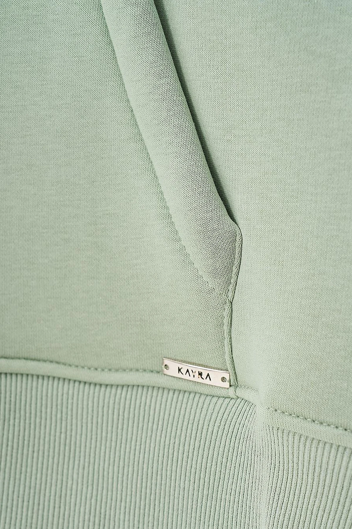 Hooded Sweatshirt Moss Green