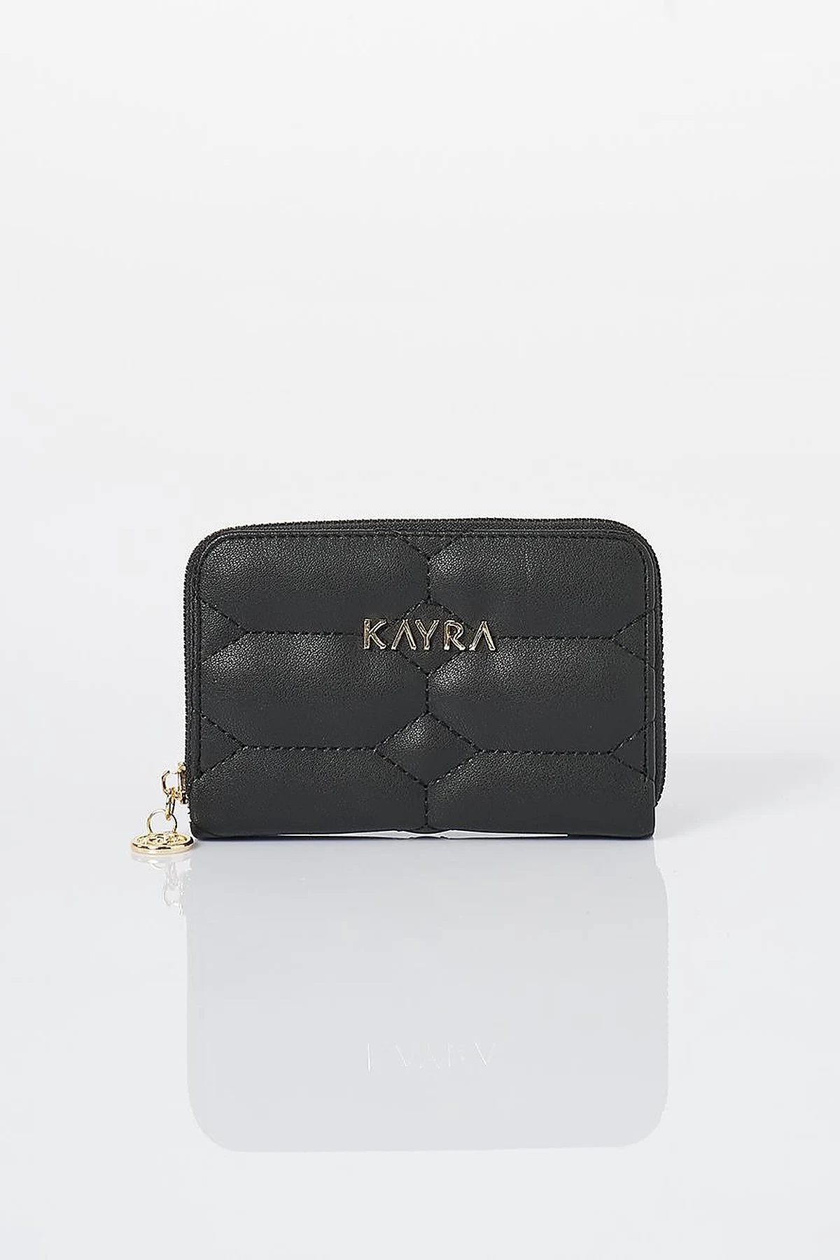 Quilted Wallet Black