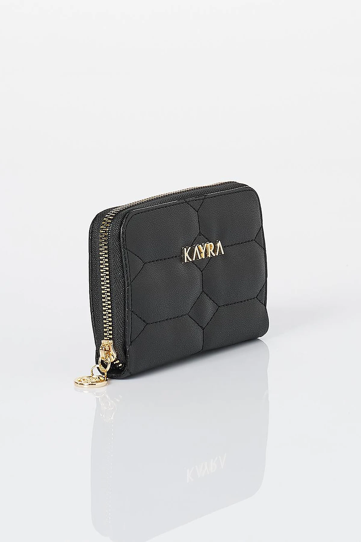 Quilted Wallet Black