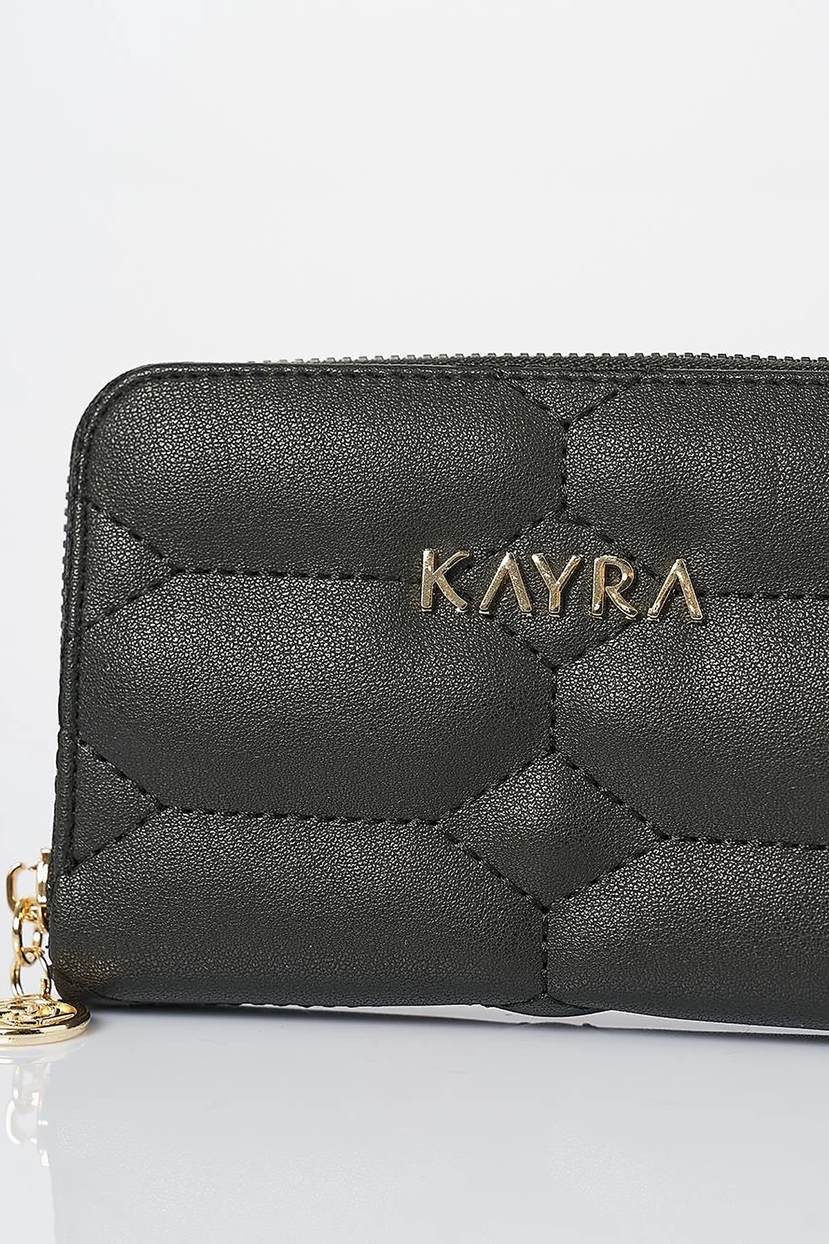 Quilted Wallet Black