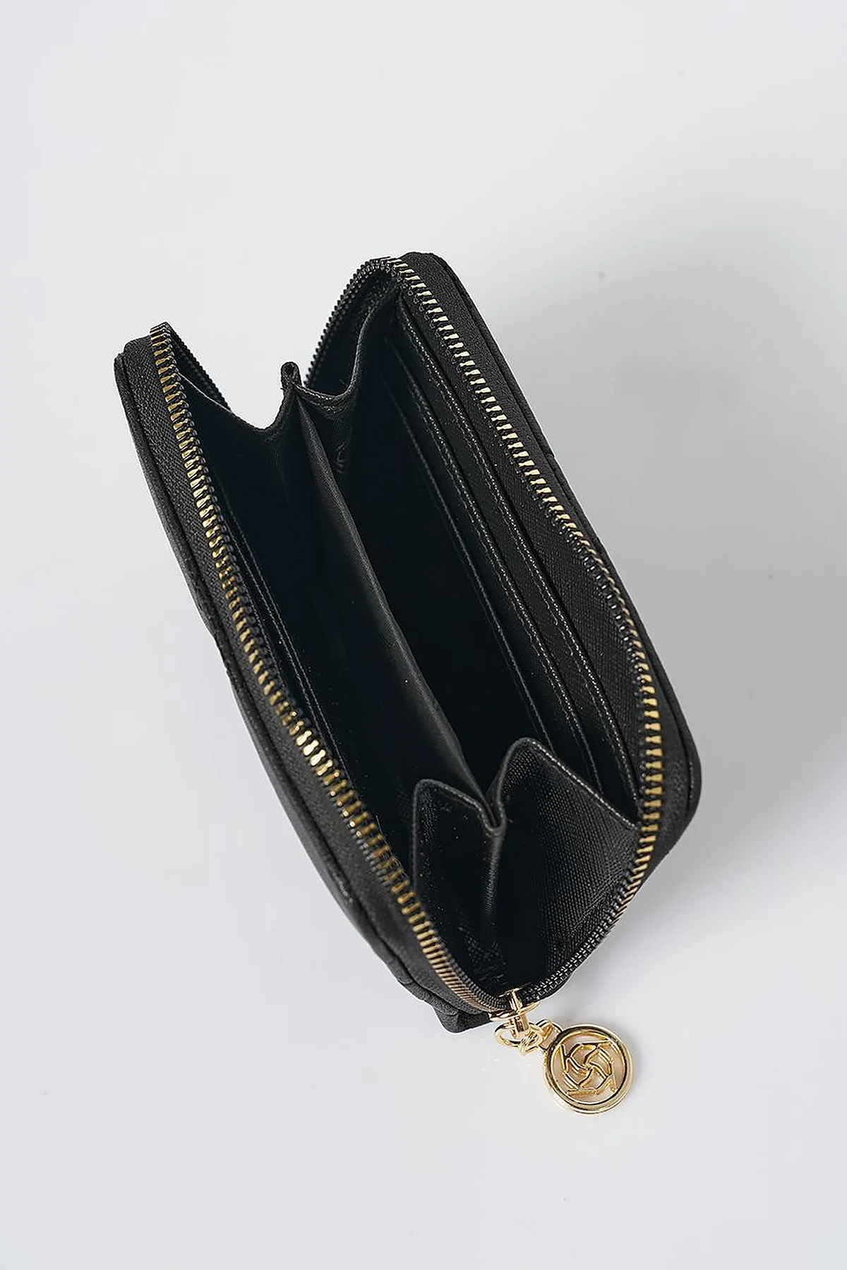 Quilted Wallet Black