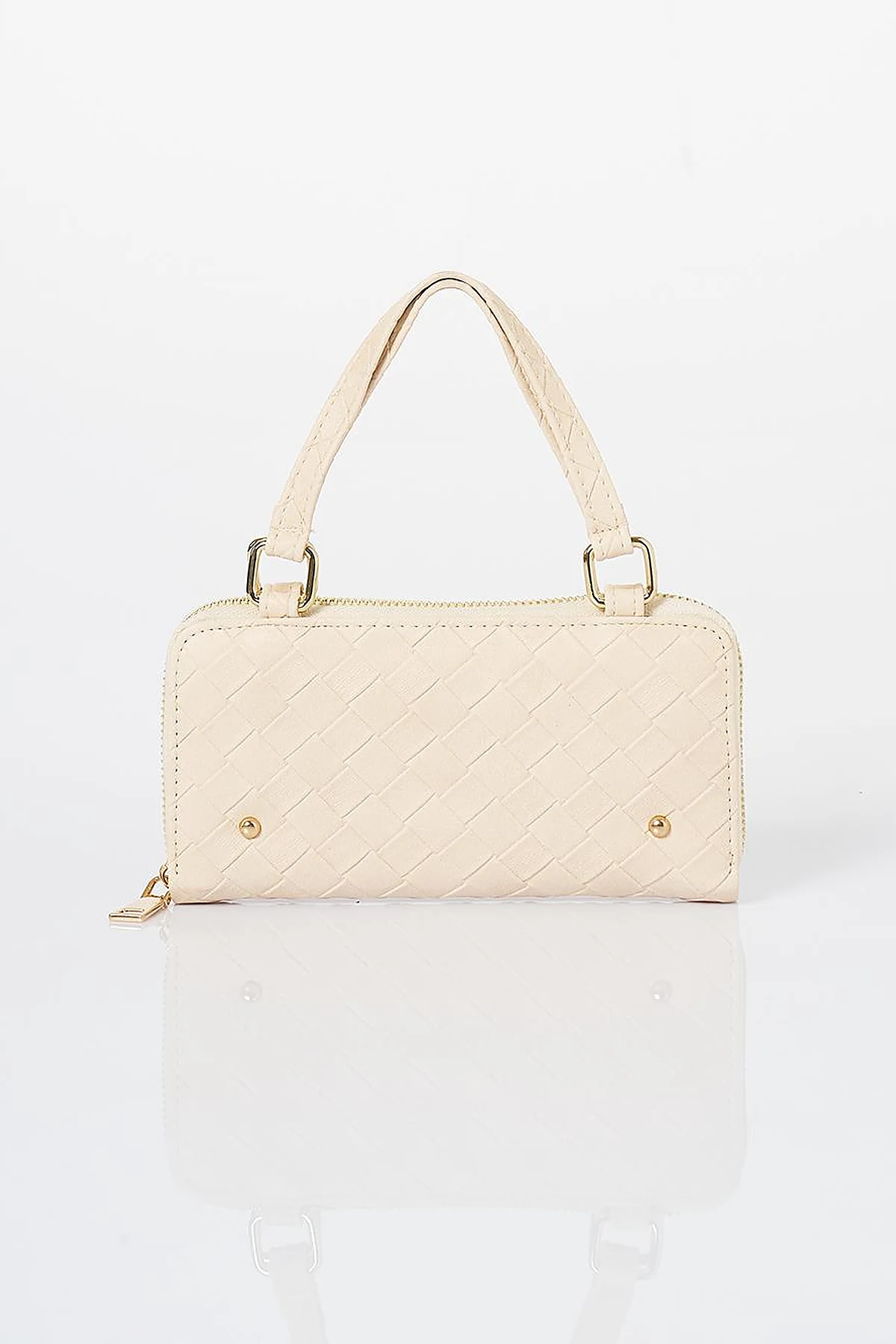 Handle Bag Wallet Stone