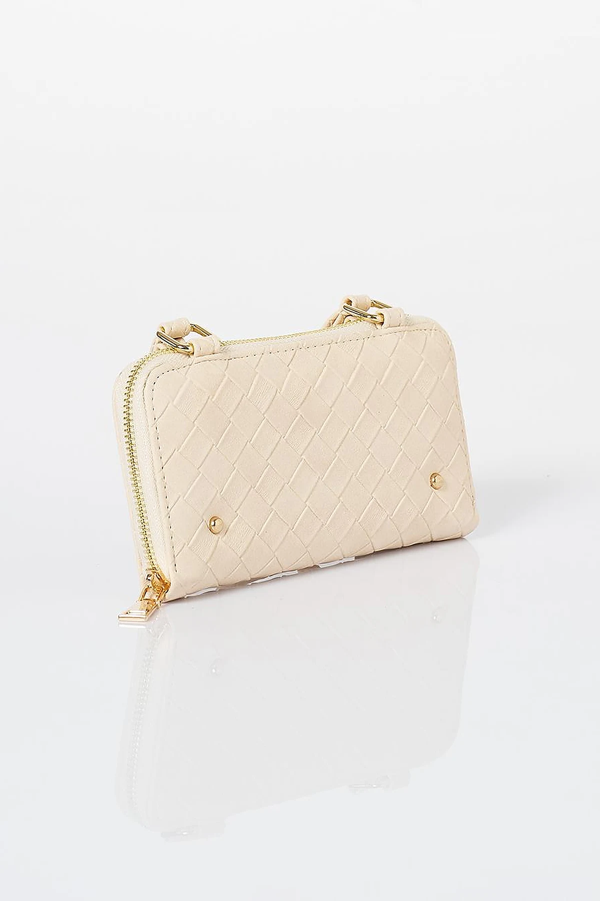 Handle Bag Wallet Stone