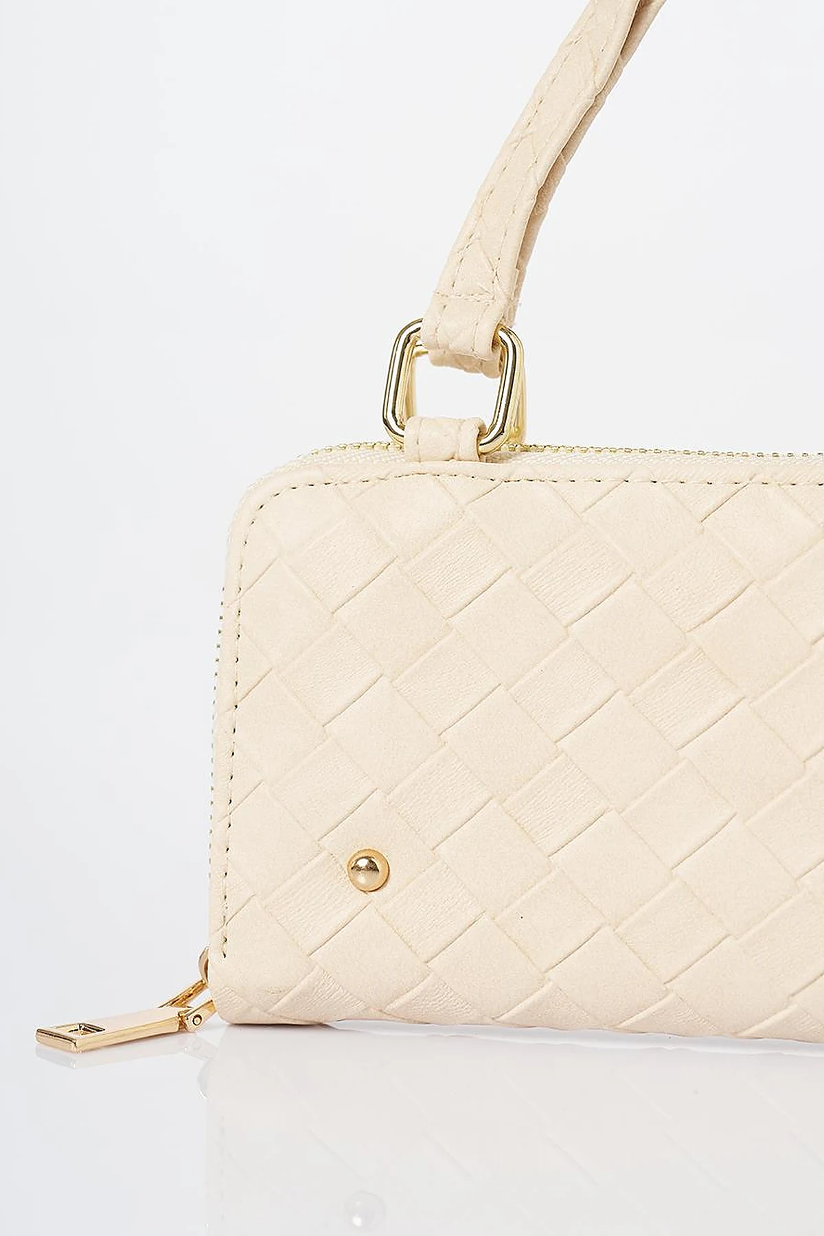 Handle Bag Wallet Stone
