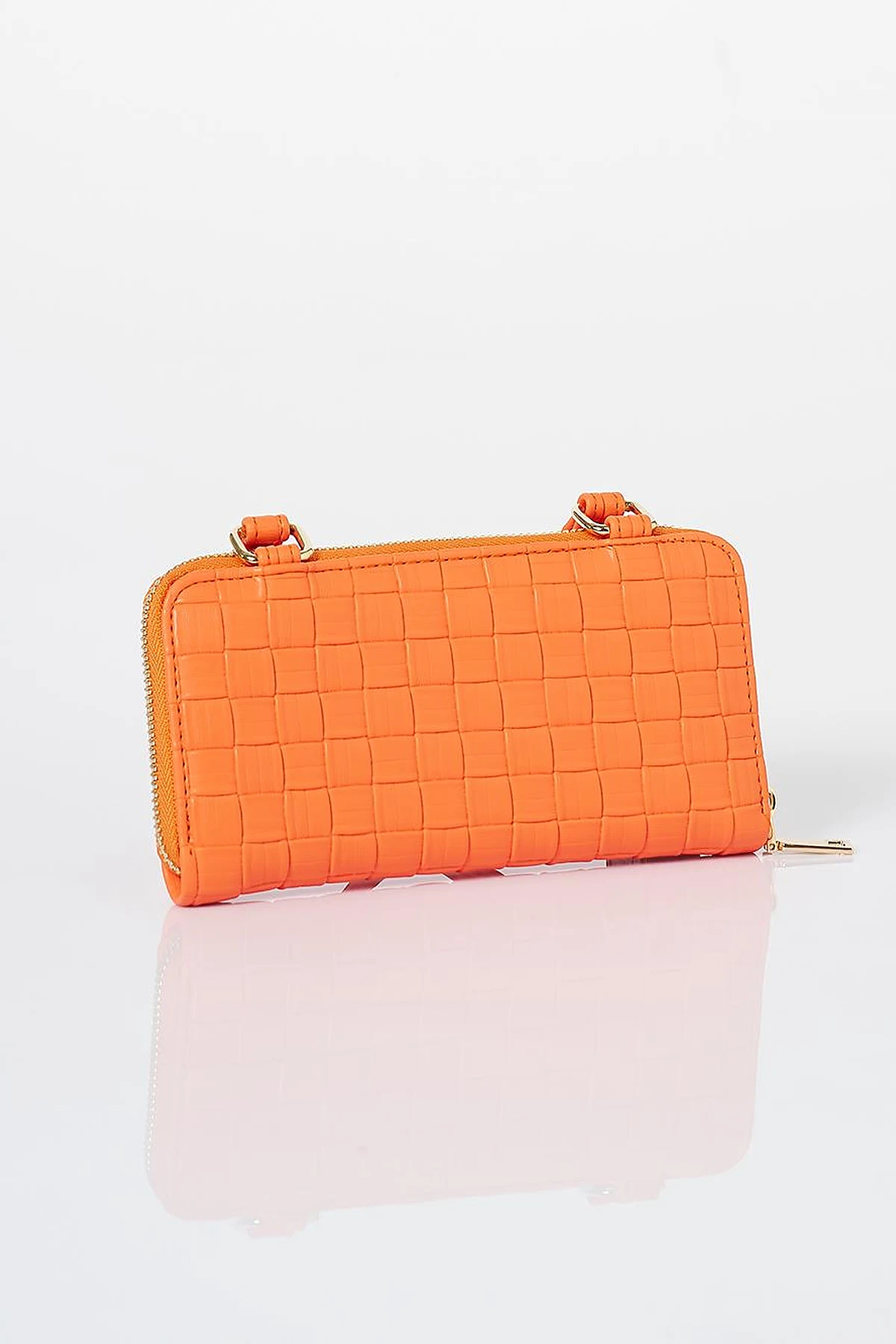 Handle Bag Wallet Orange