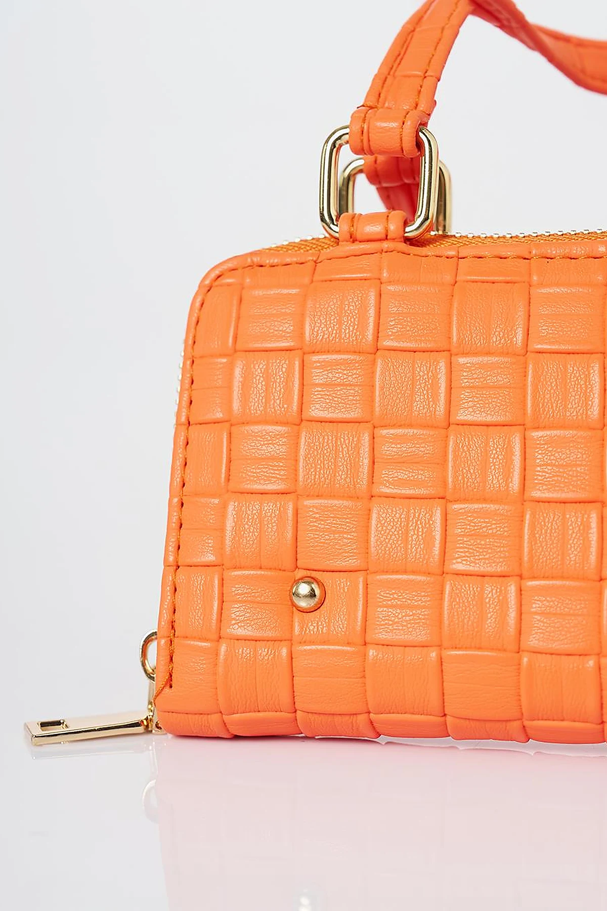 Handle Bag Wallet Orange