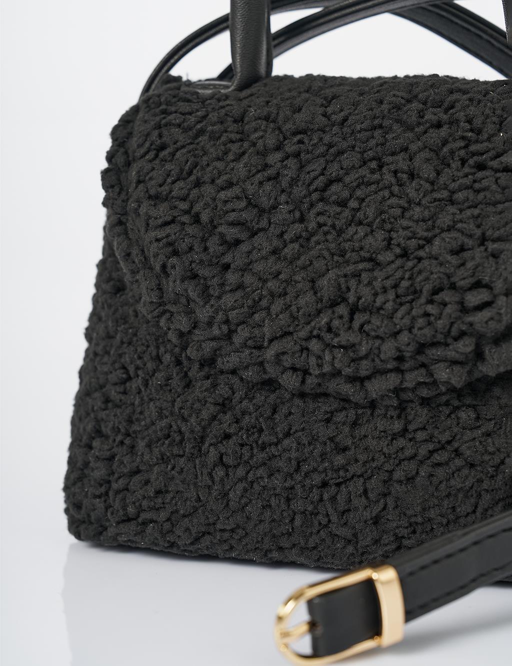 Plush Box Bag Black