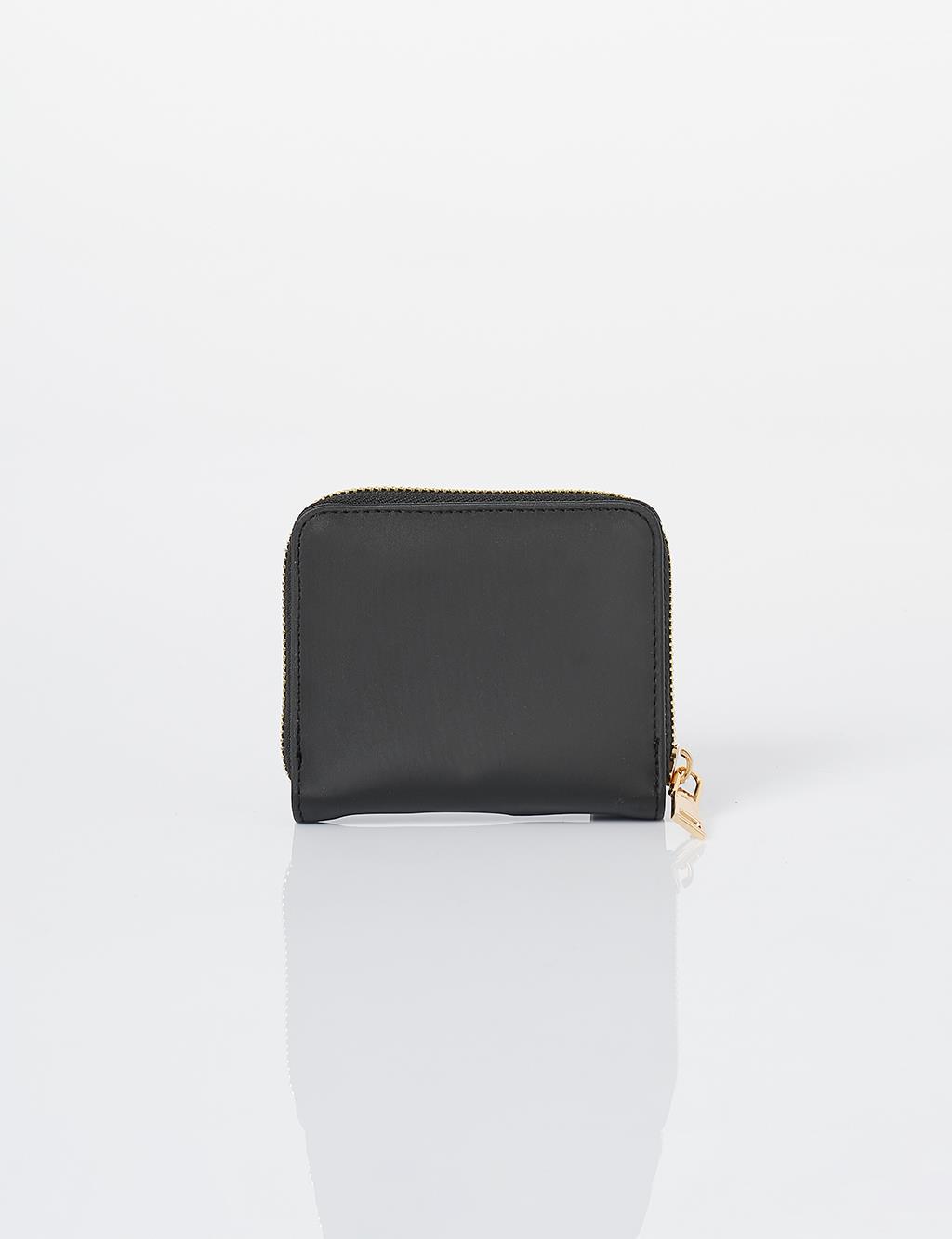 Artificial Leather Wallet Black