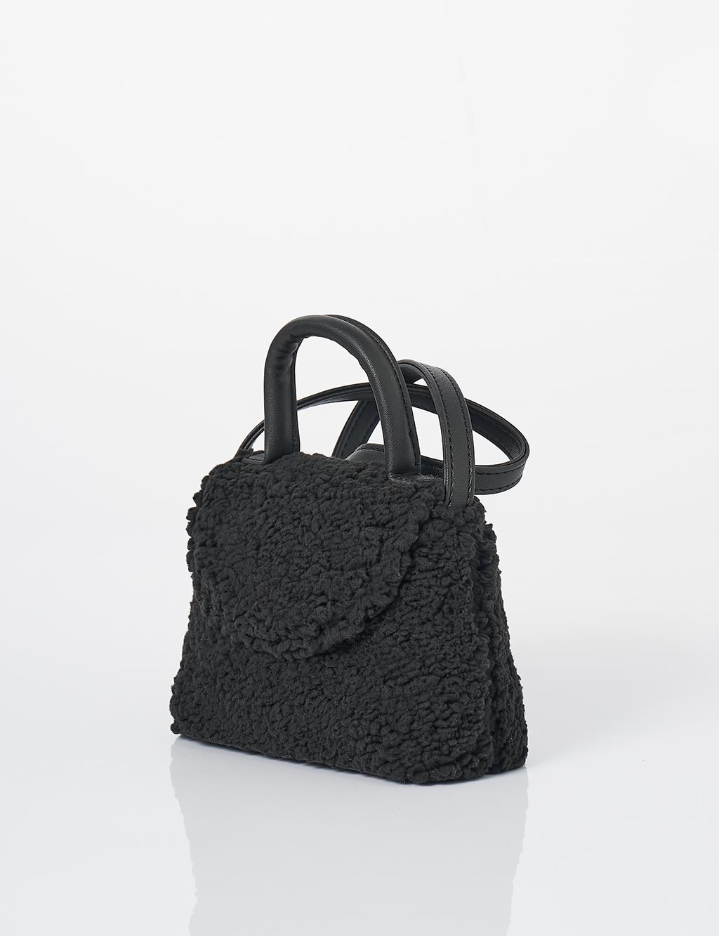 Plush Box Bag Black