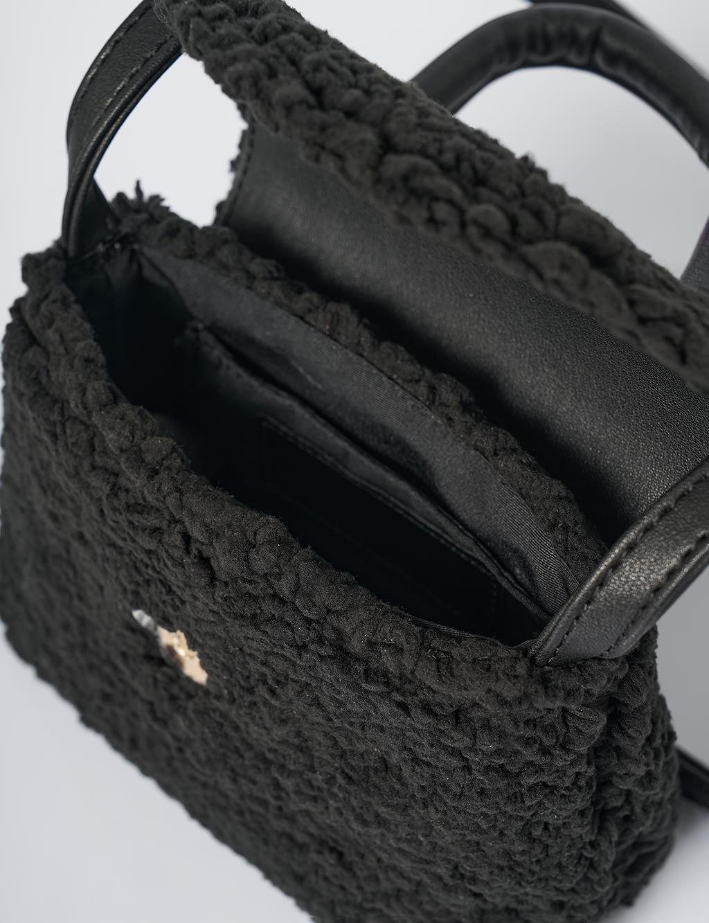 Plush Box Bag Black