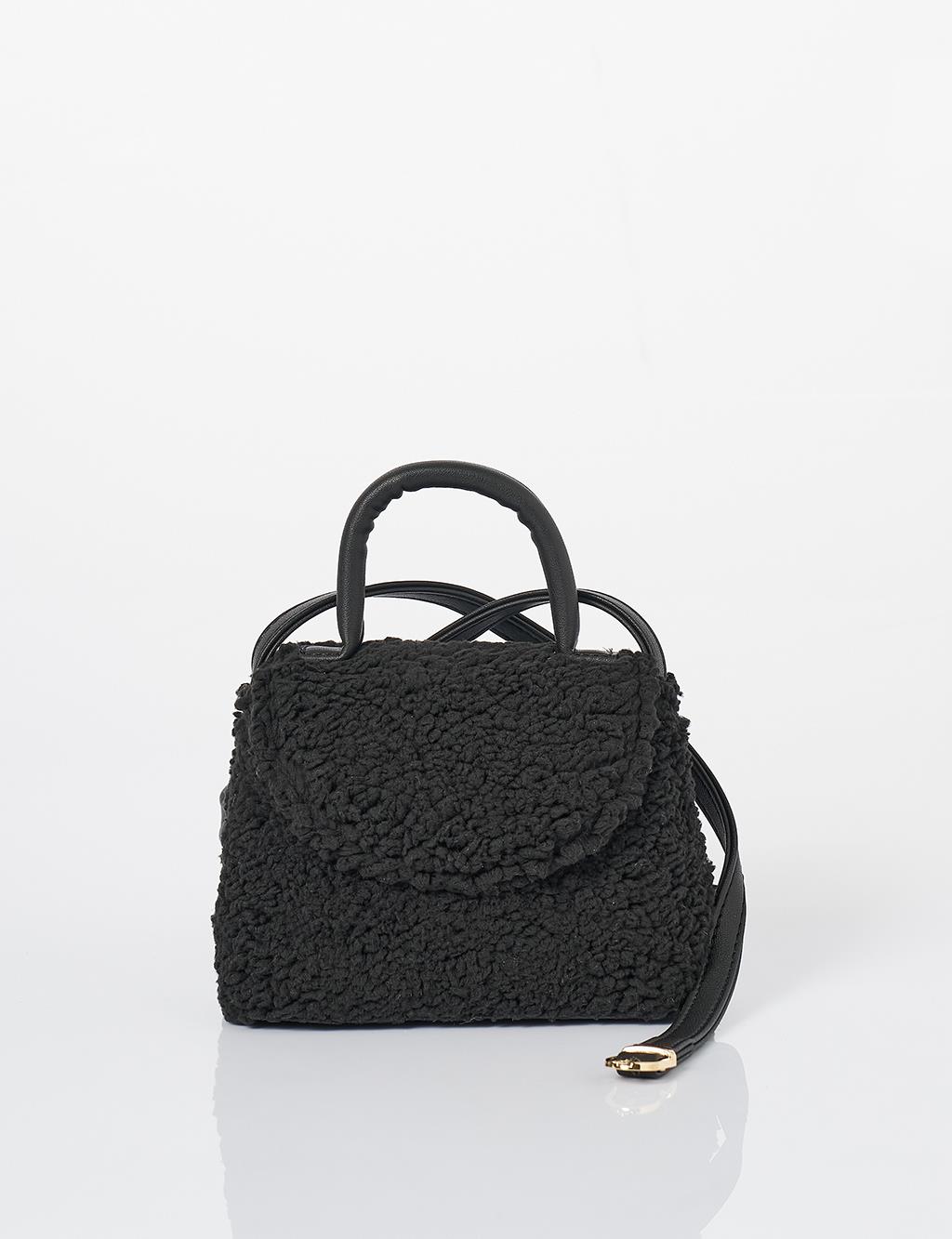 Plush Box Bag Black