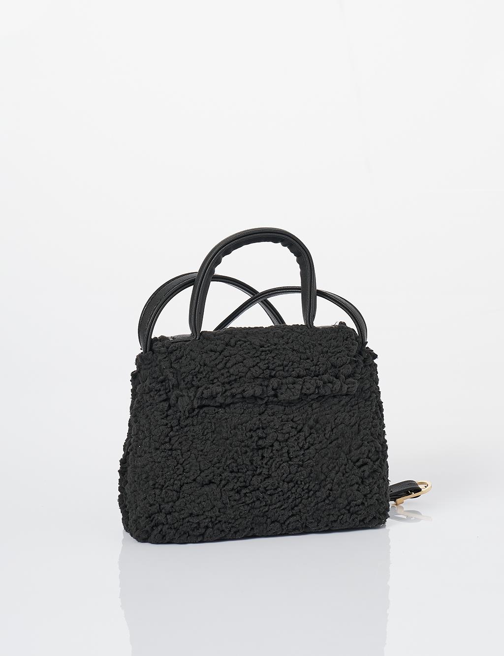 Plush Box Bag Black