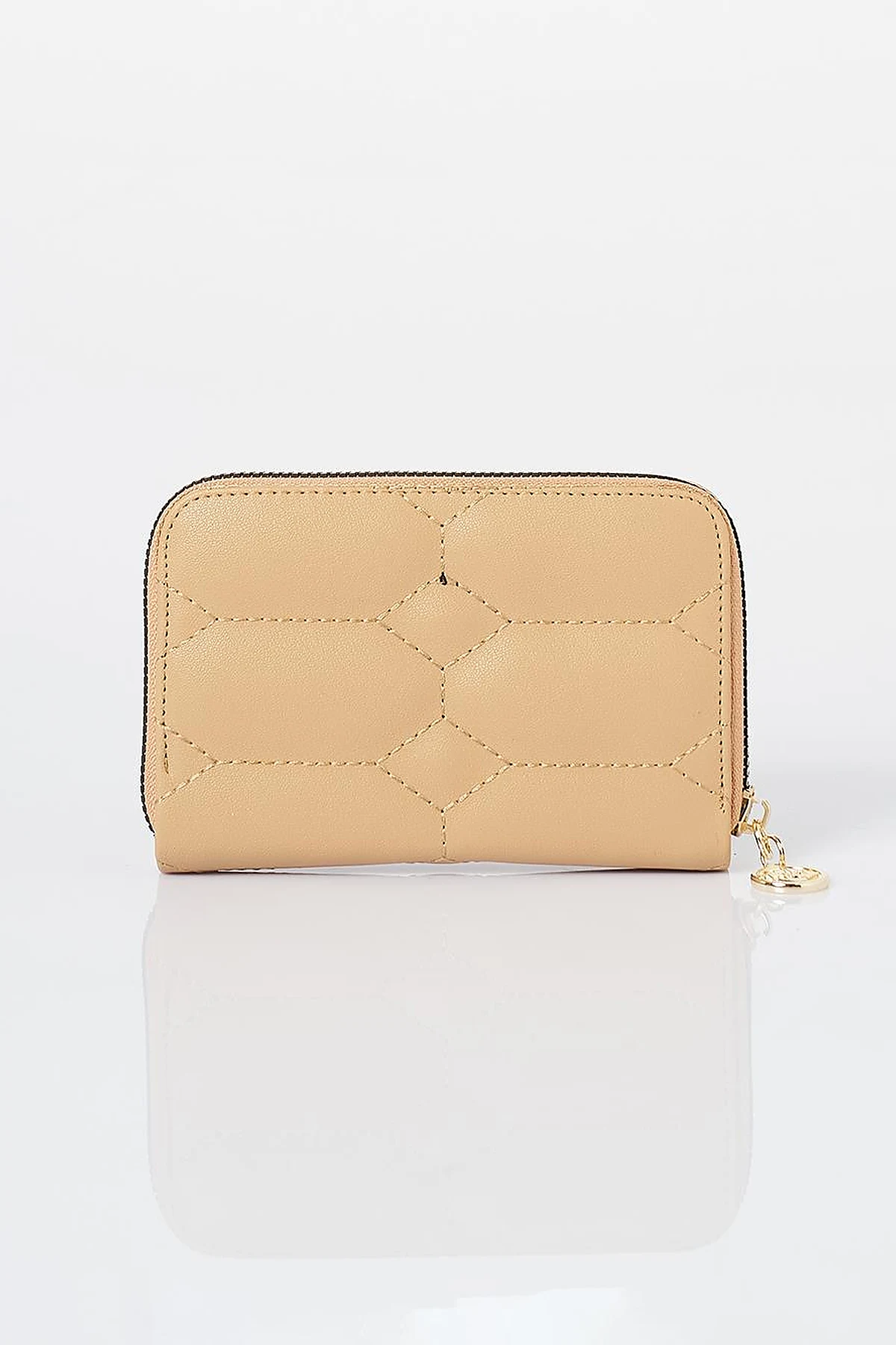 Quilted Wallet Milky Coffee