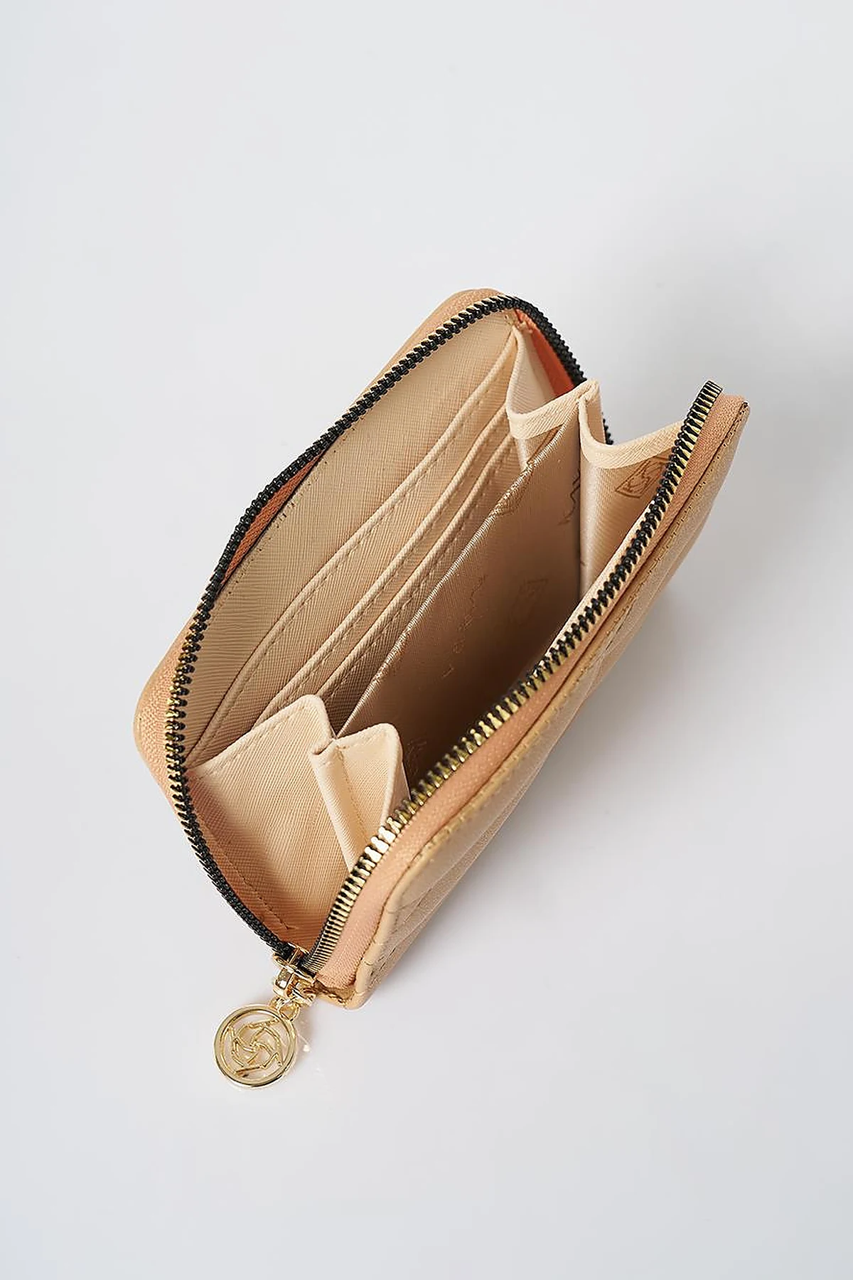 Quilted Wallet Milky Coffee