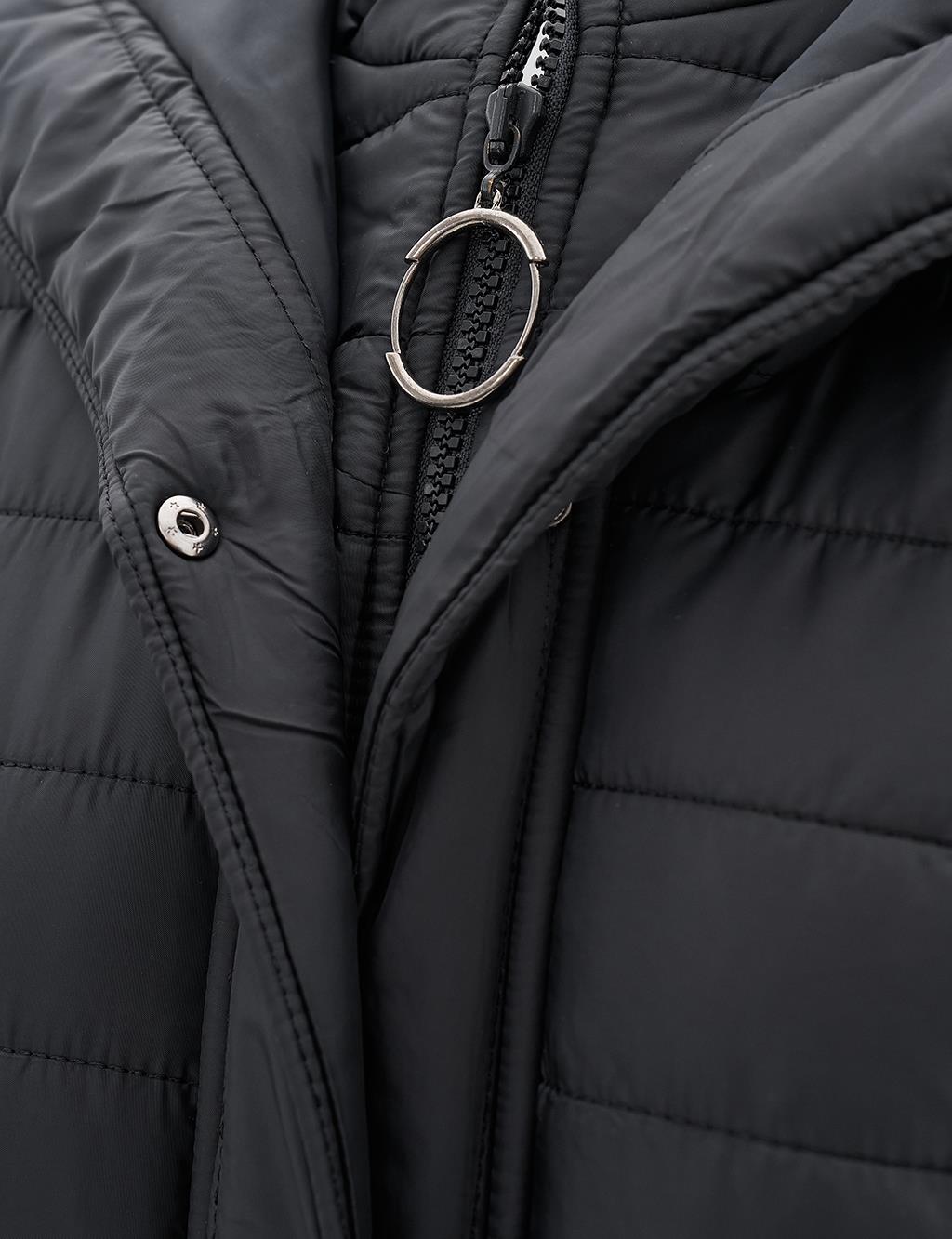 Hooded Vest Black
