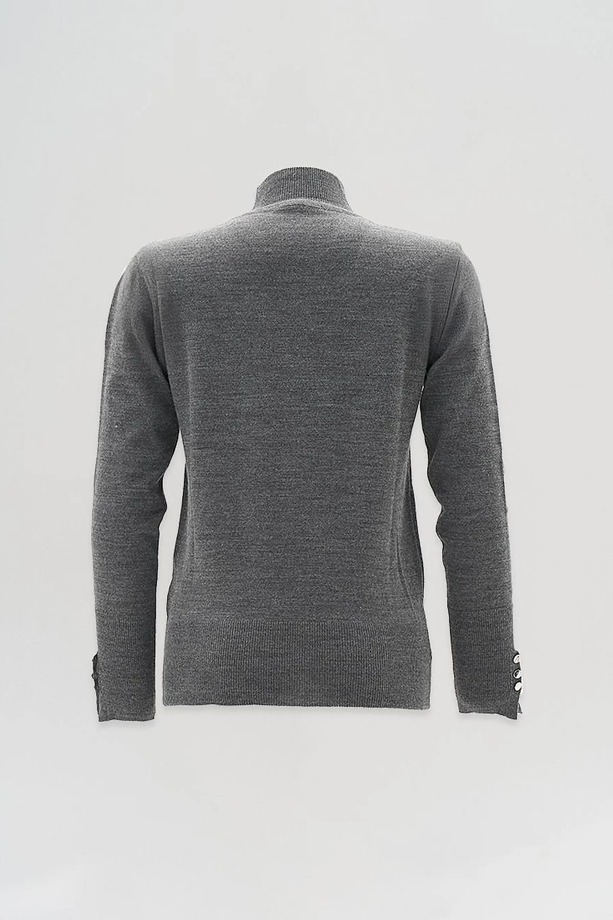 Basic Knit Sweater in Anthracite