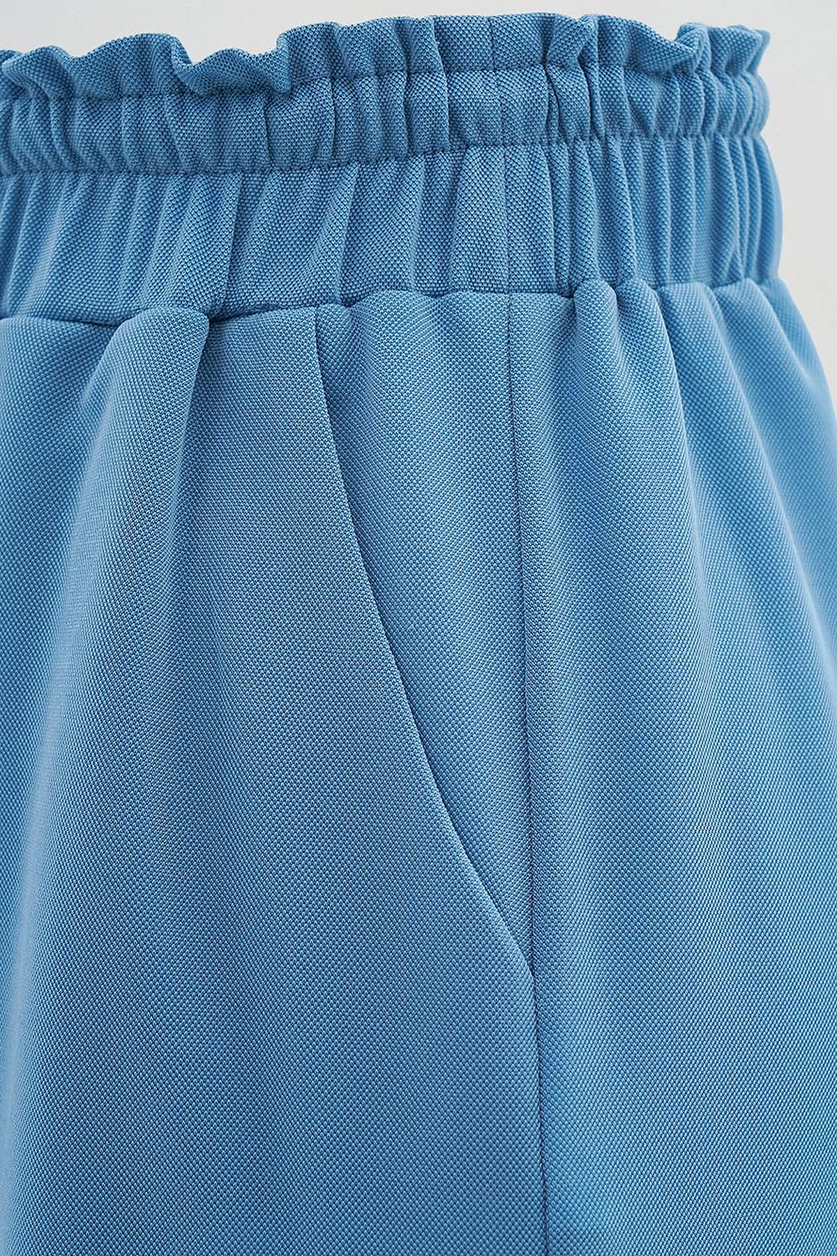 Wide Leg Laced Pants Blue