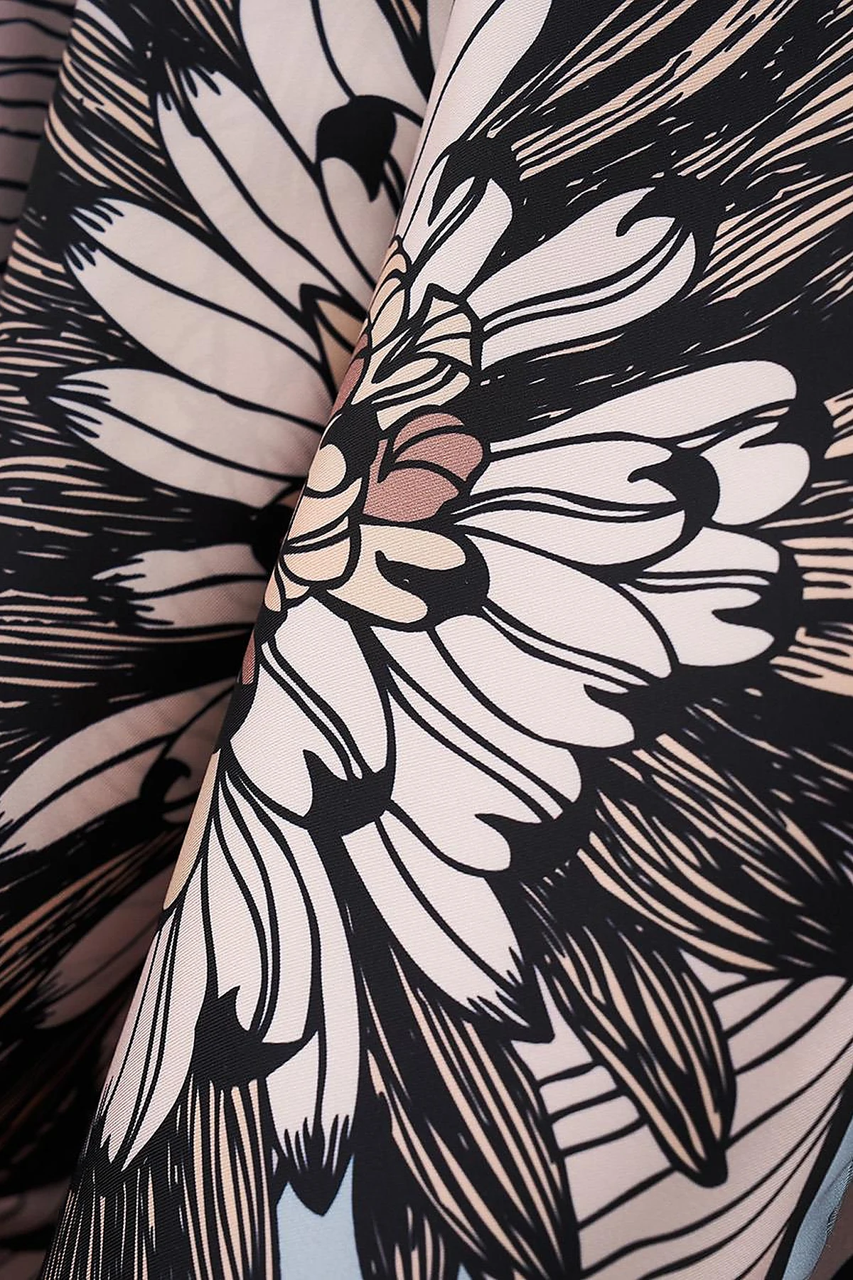 Floral Pattern Scarf Mint