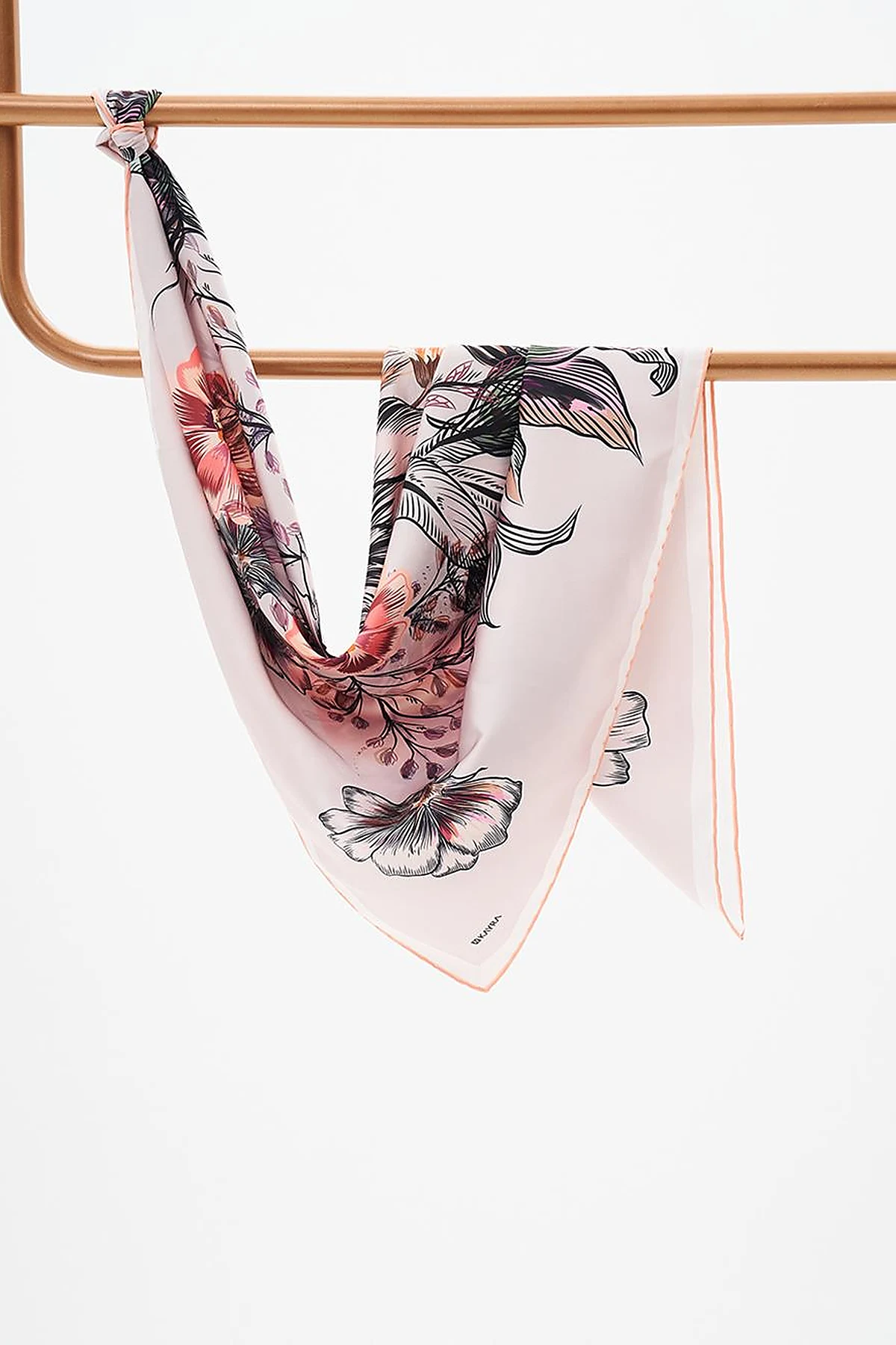 Floral Patterned Scarf Stone