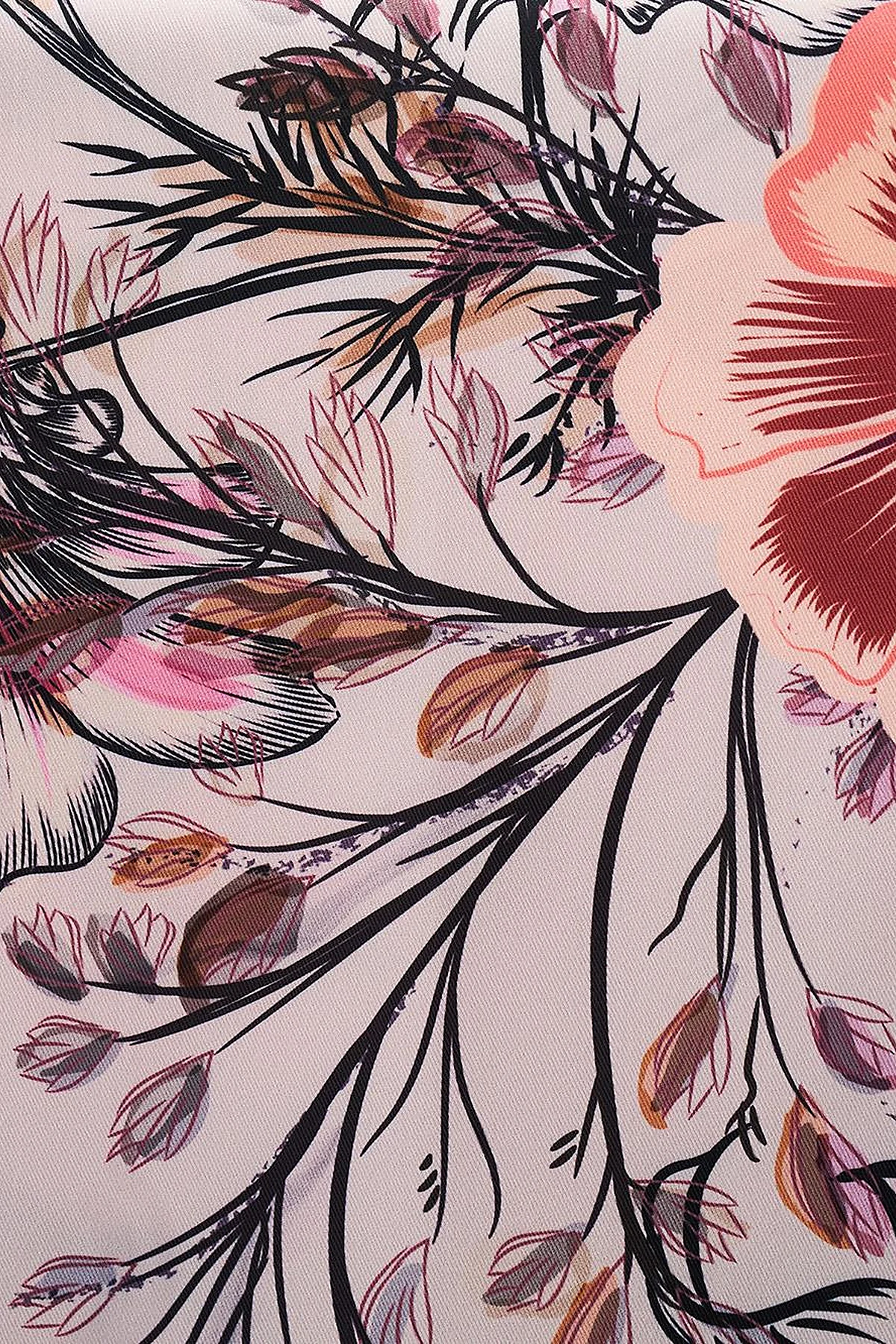 Floral Patterned Scarf Stone
