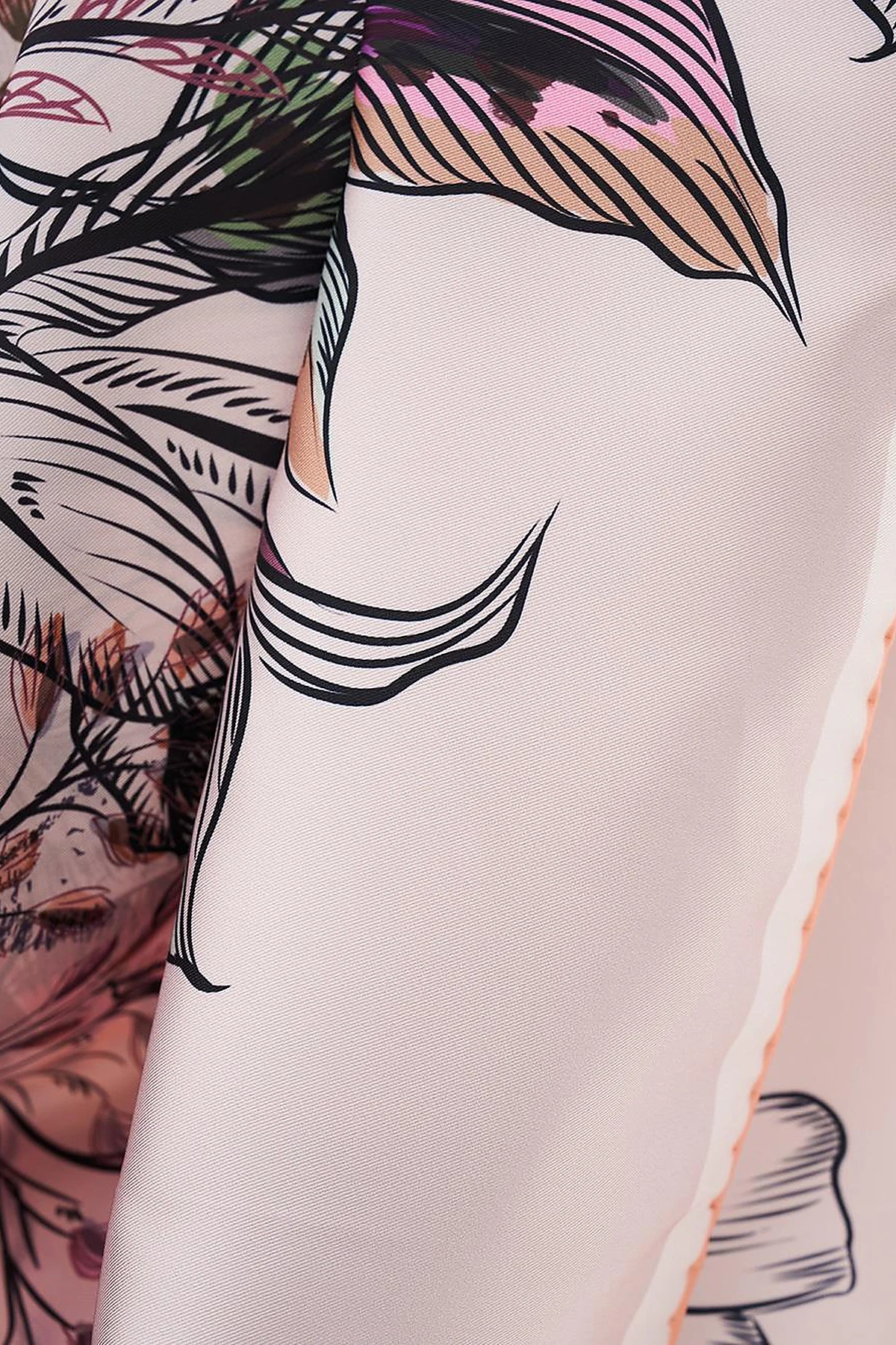 Floral Patterned Scarf Stone