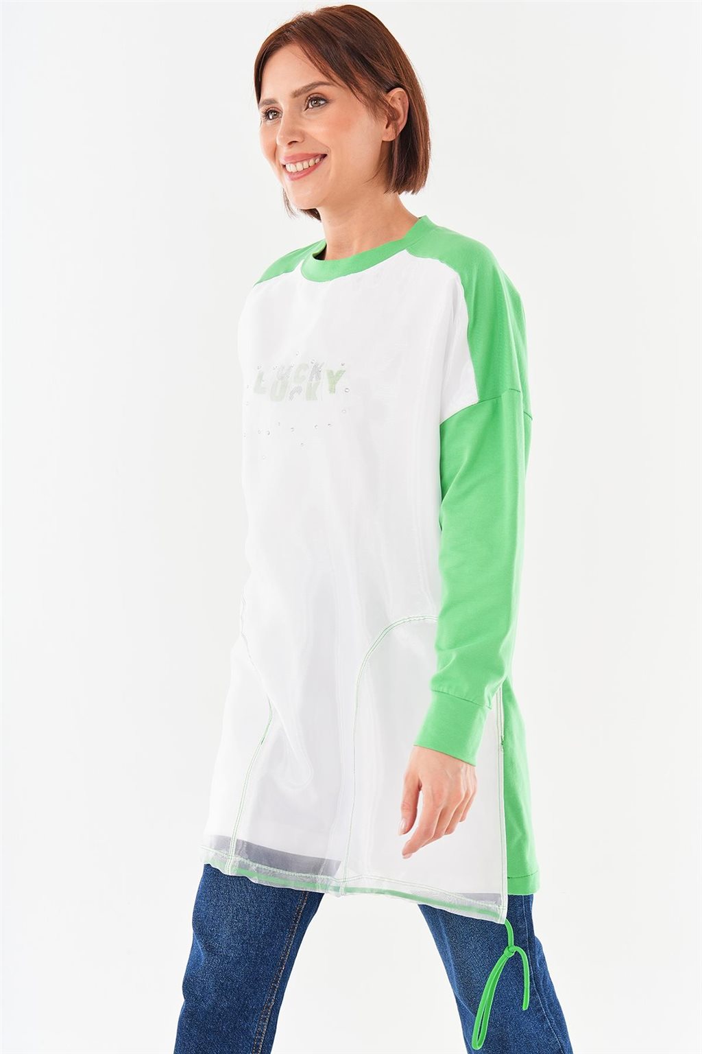 Logo Sweatshirt Clover Green